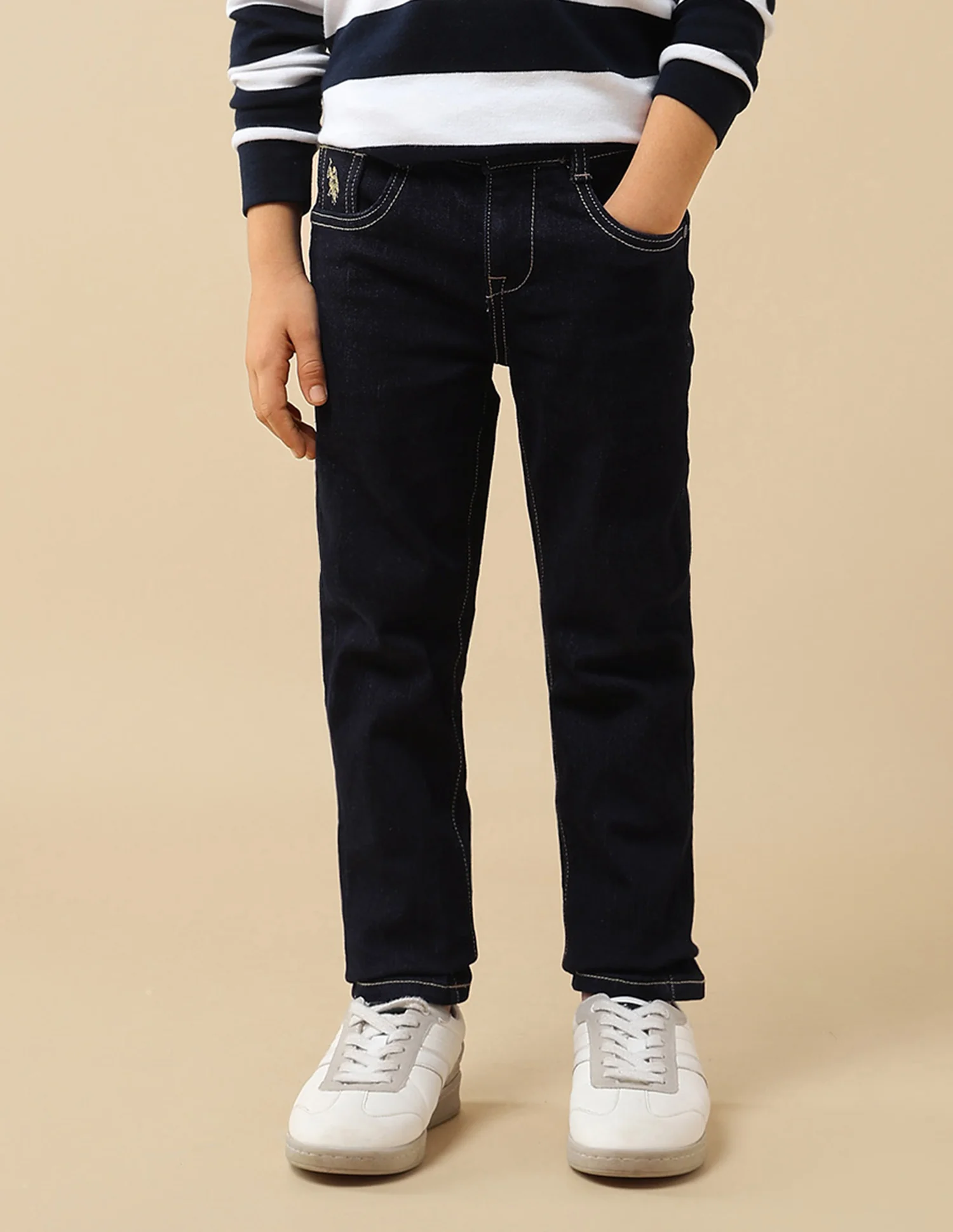 Boys Slim Fit Mid Rise Jeans - Image 6