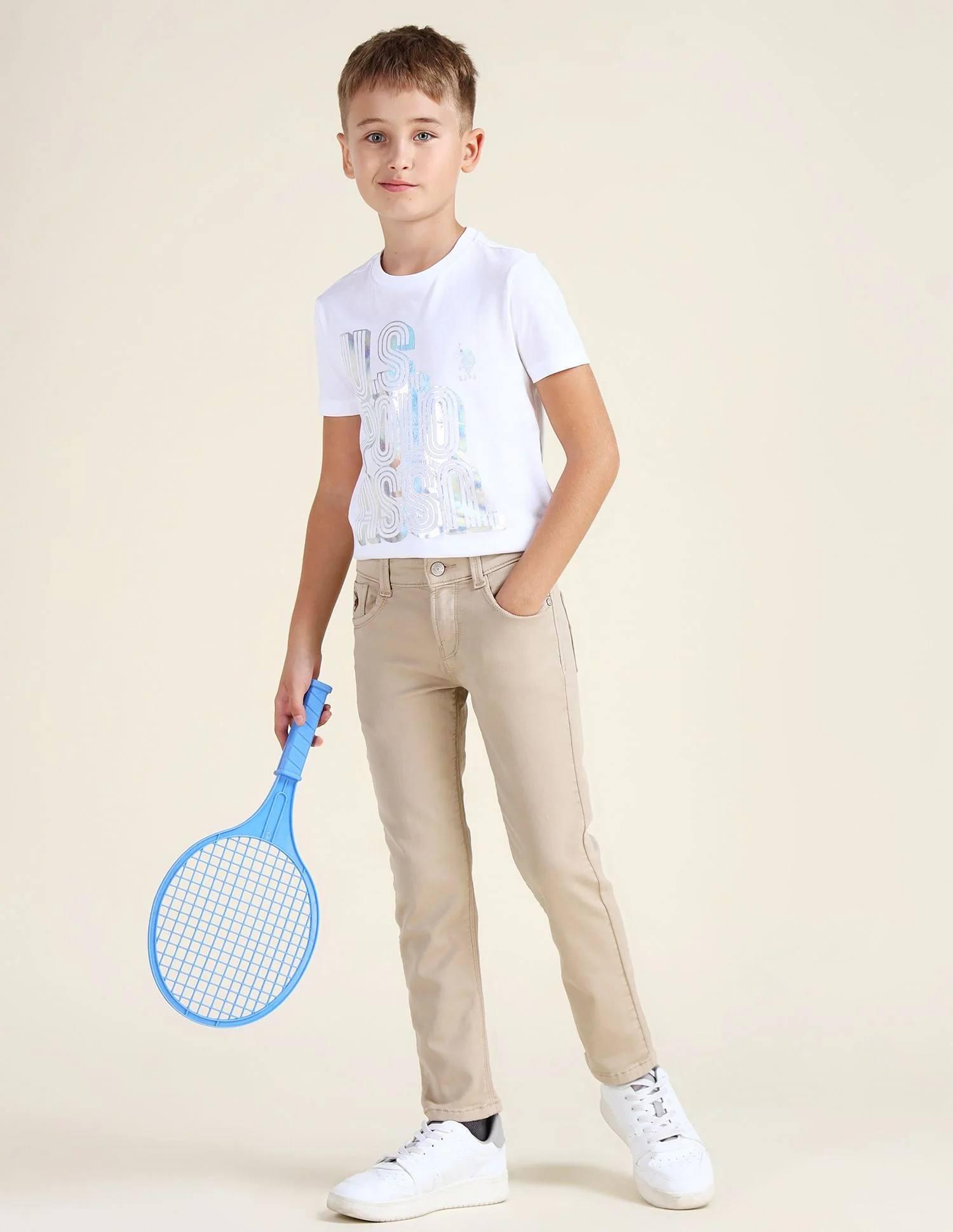 Boys Slim Fit Mid Rise Jeans