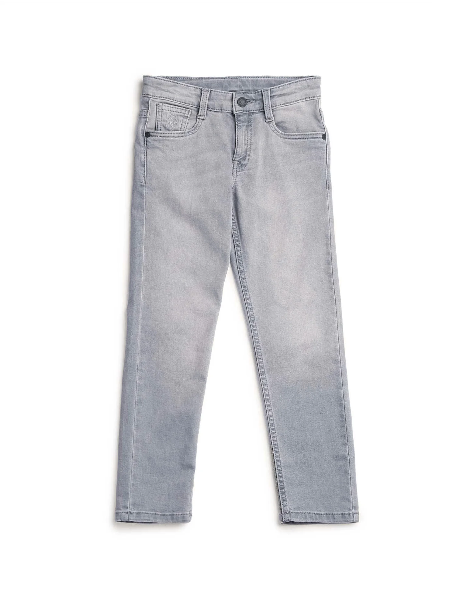 Boys Slim Fit Stone Washed Jeans - Image 9