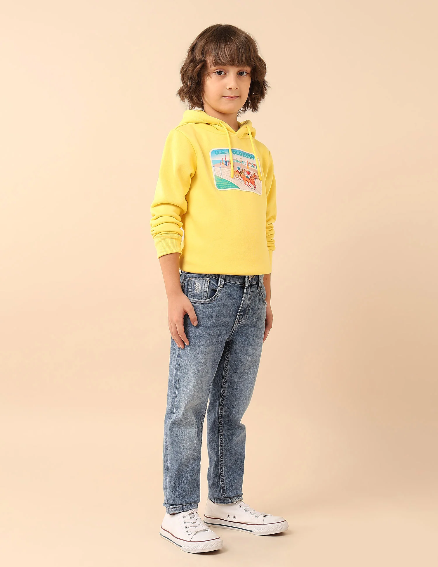 Boys Slim Fit Whiskered Jeans - Image 4