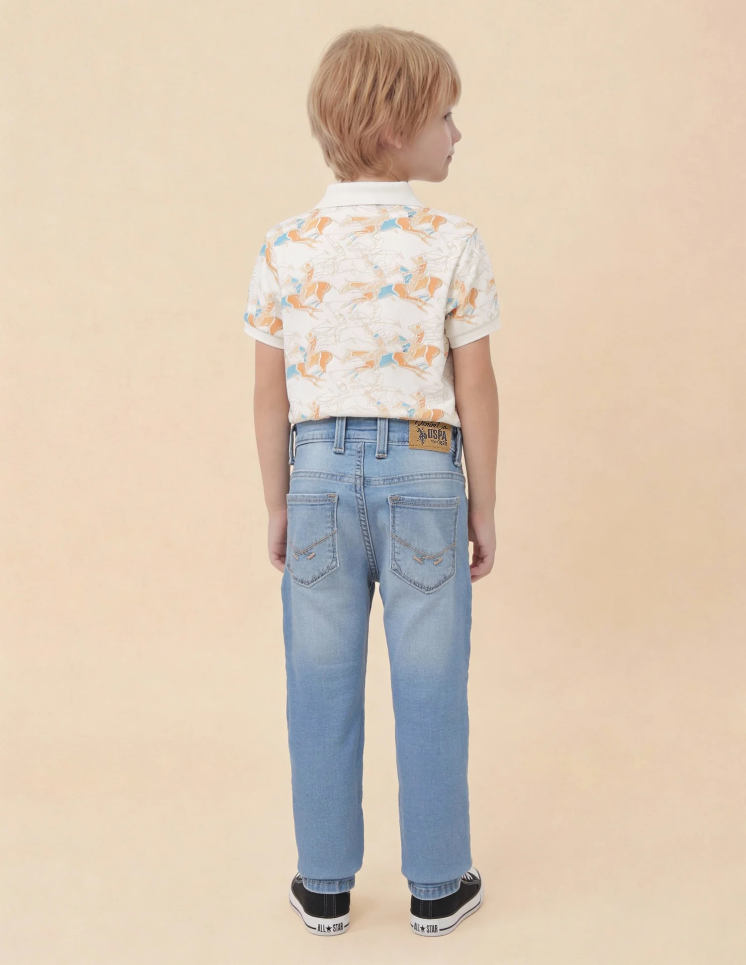 Boys Slim Fit Whiskered Jeans - Image 4