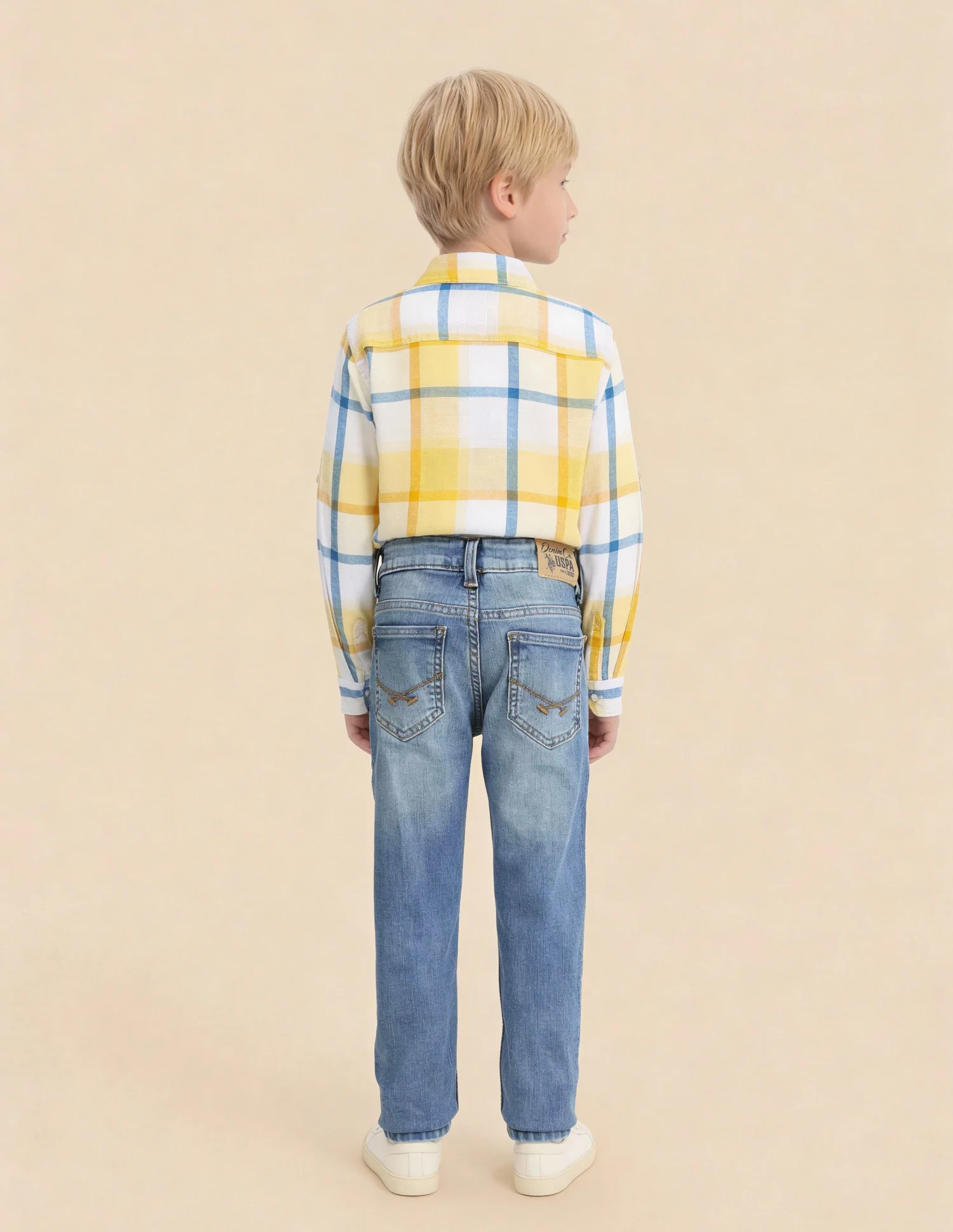 Boys Slim Fit Whiskered Jeans - Image 4