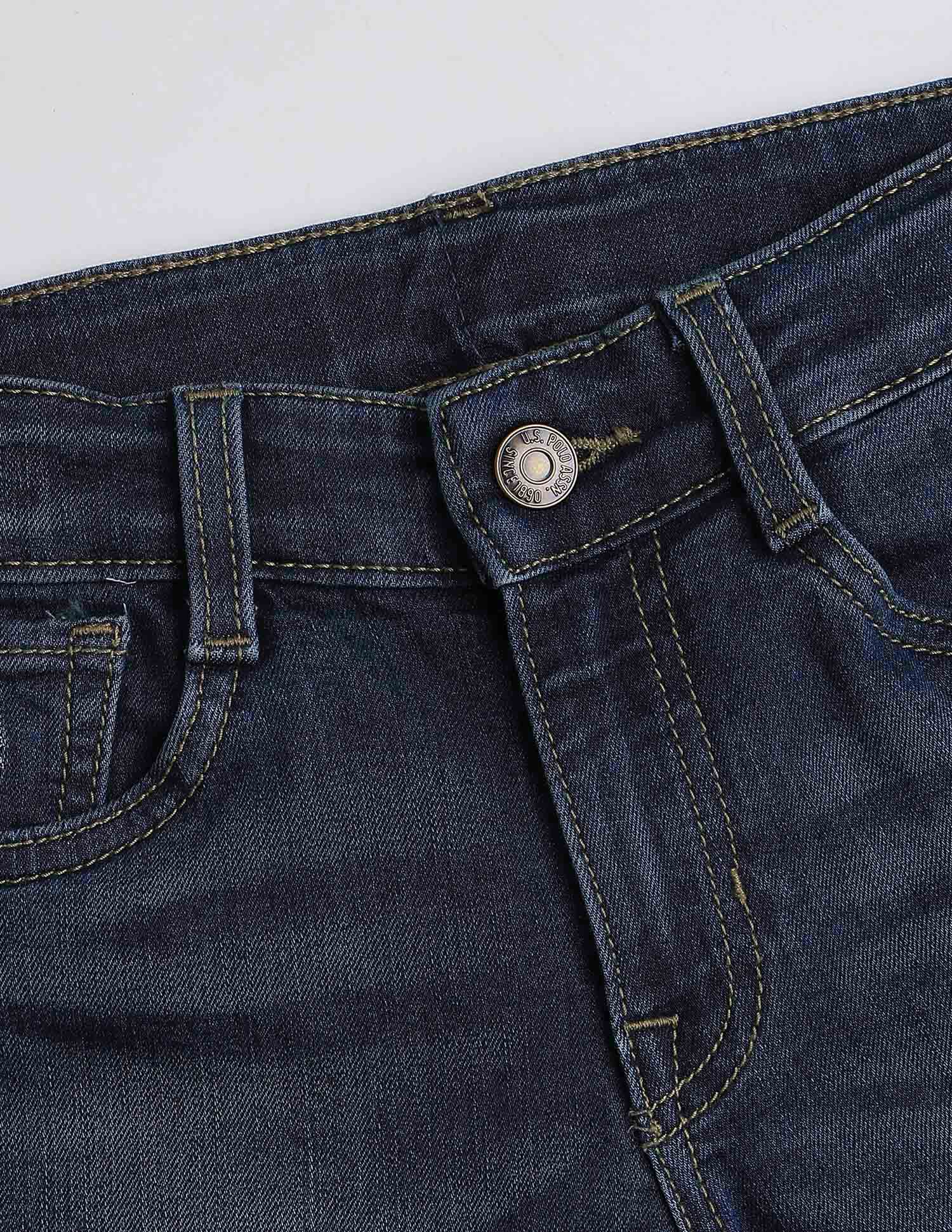 Boys Slim Fit Whiskered Jeans - Image 2