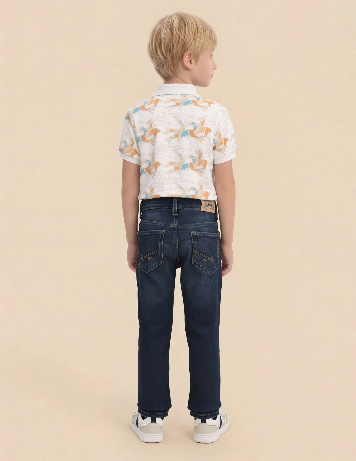 Boys Slim Fit Whiskered Jeans - Image 4