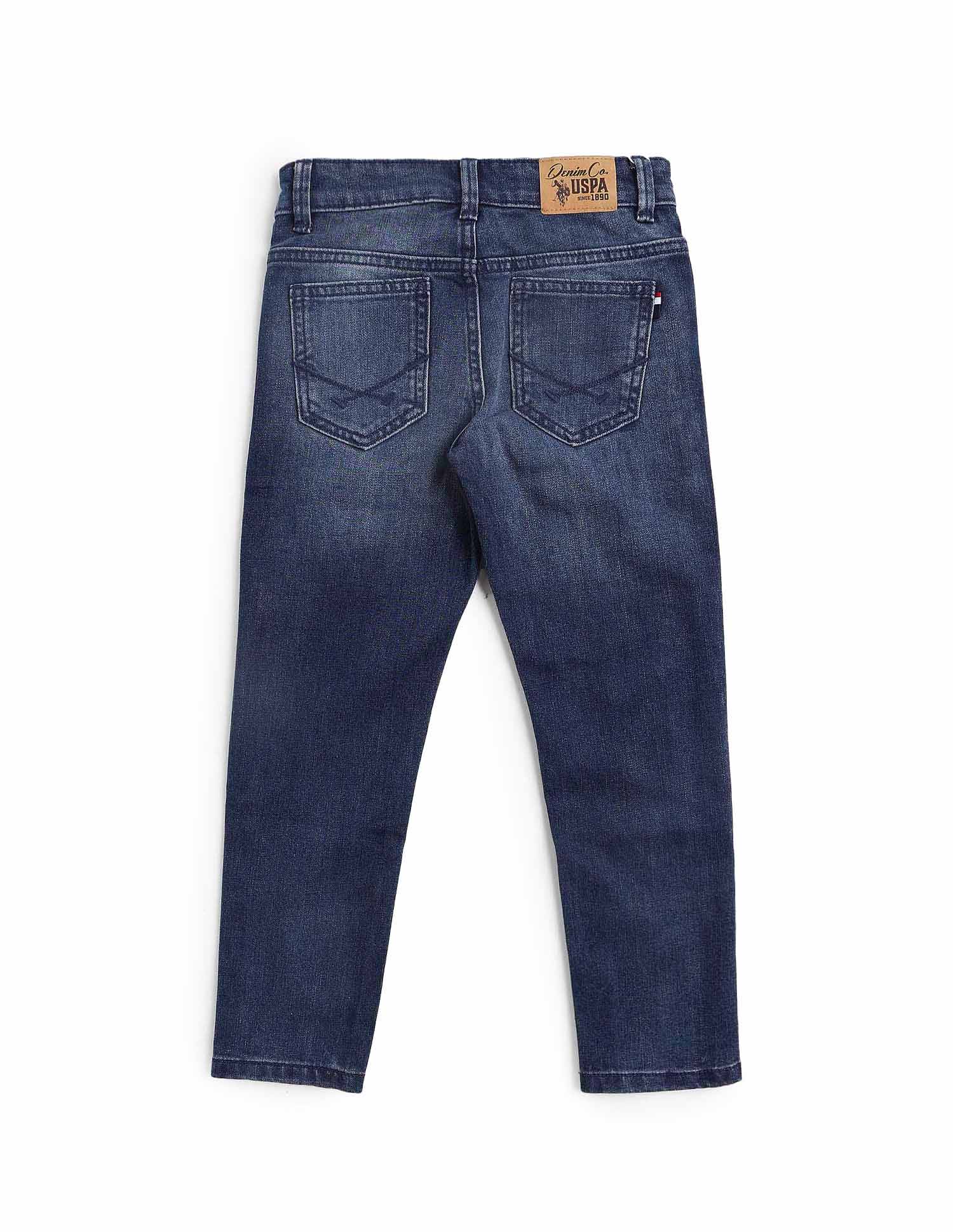 Boys Slim Fit Whiskered Jeans - Image 11