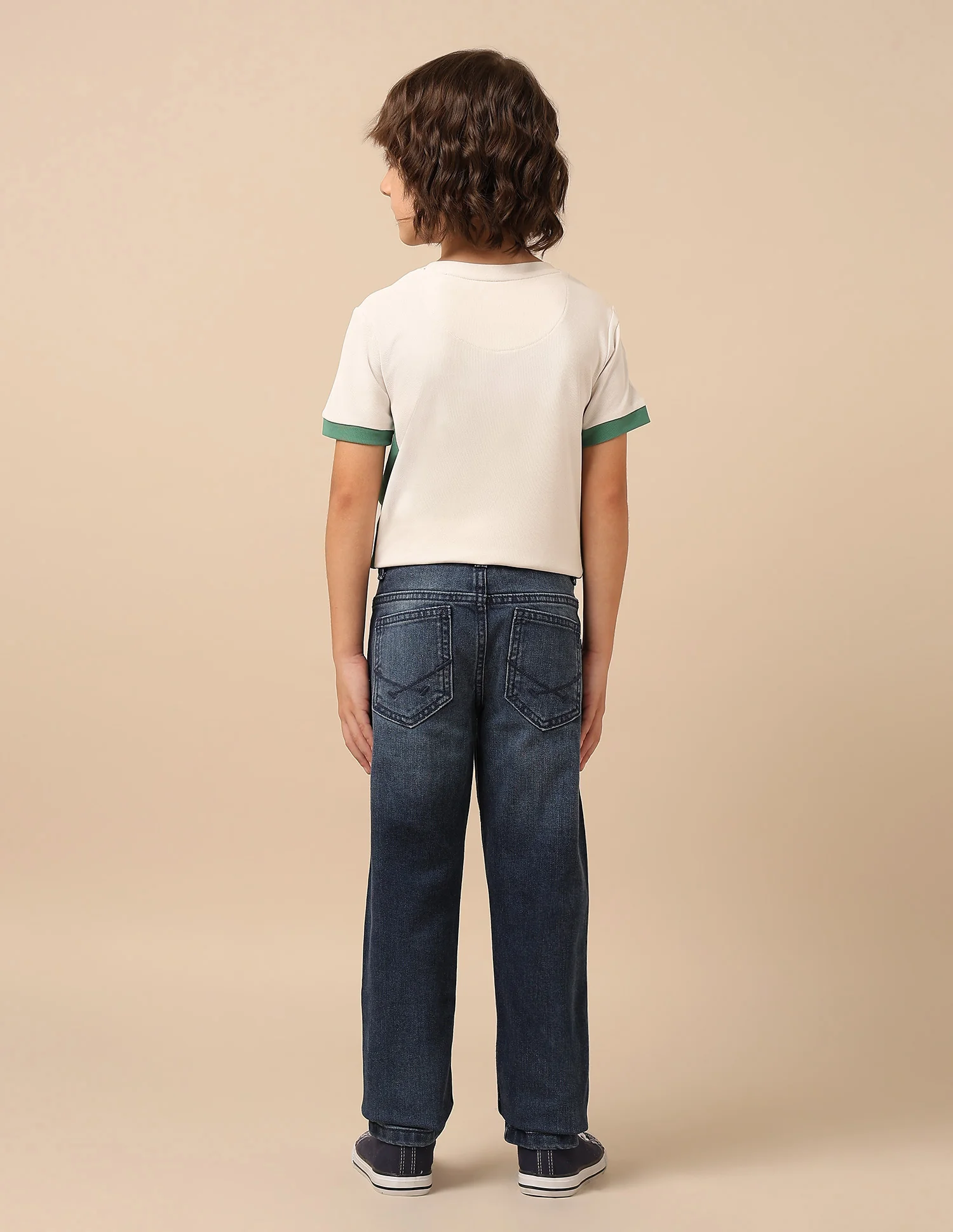 Boys Slim Fit Whiskered Jeans - Image 5