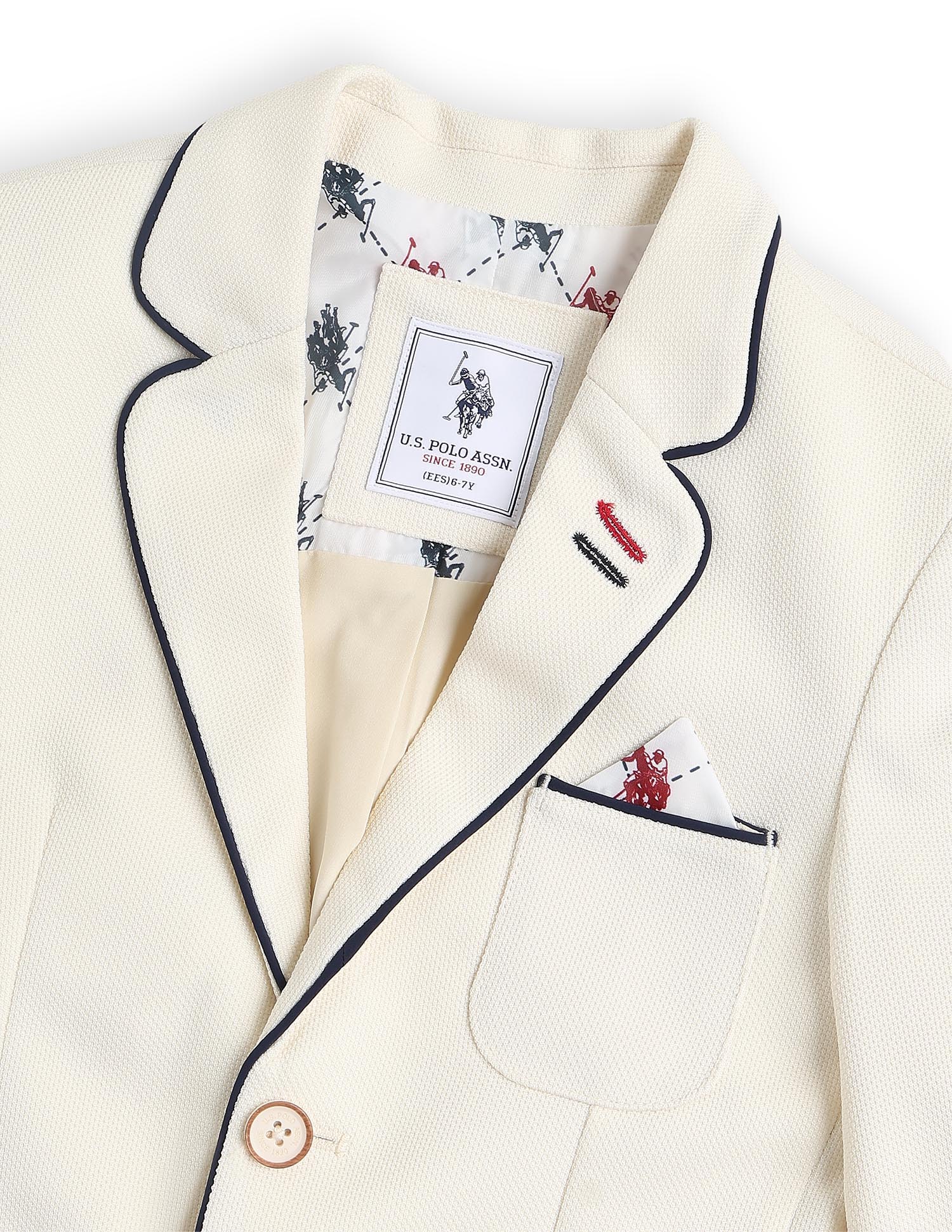 Boys Smart Casual Regular Fit Blazer - Image 2
