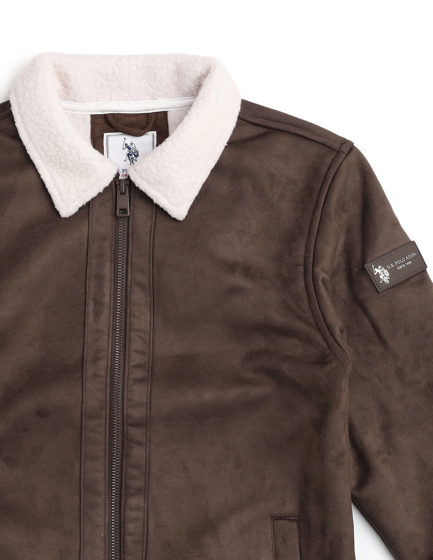 Boys Solid Bomber Jacket - Image 2