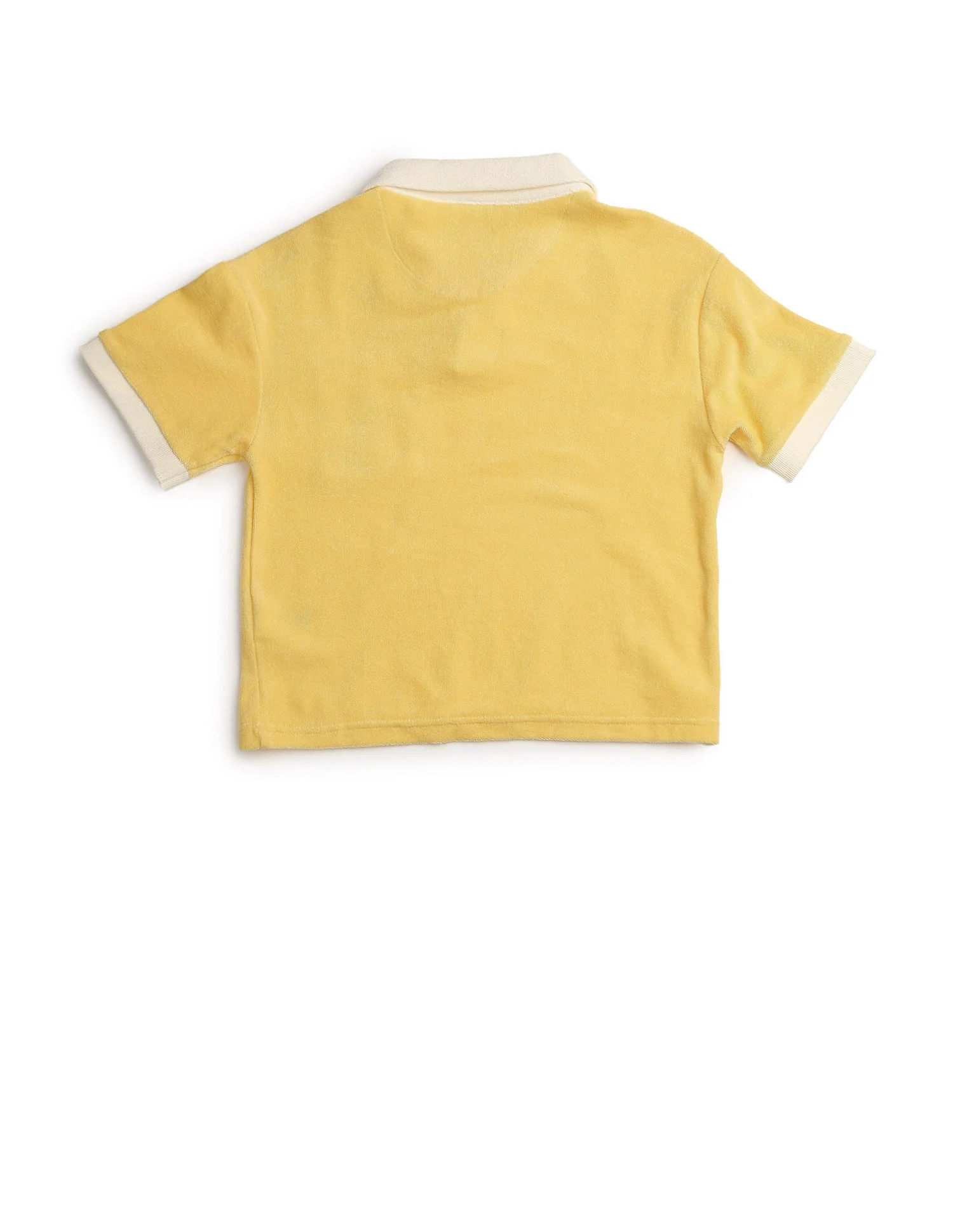 Boys Solid Boxy Fit Polo Shirt - Image 8