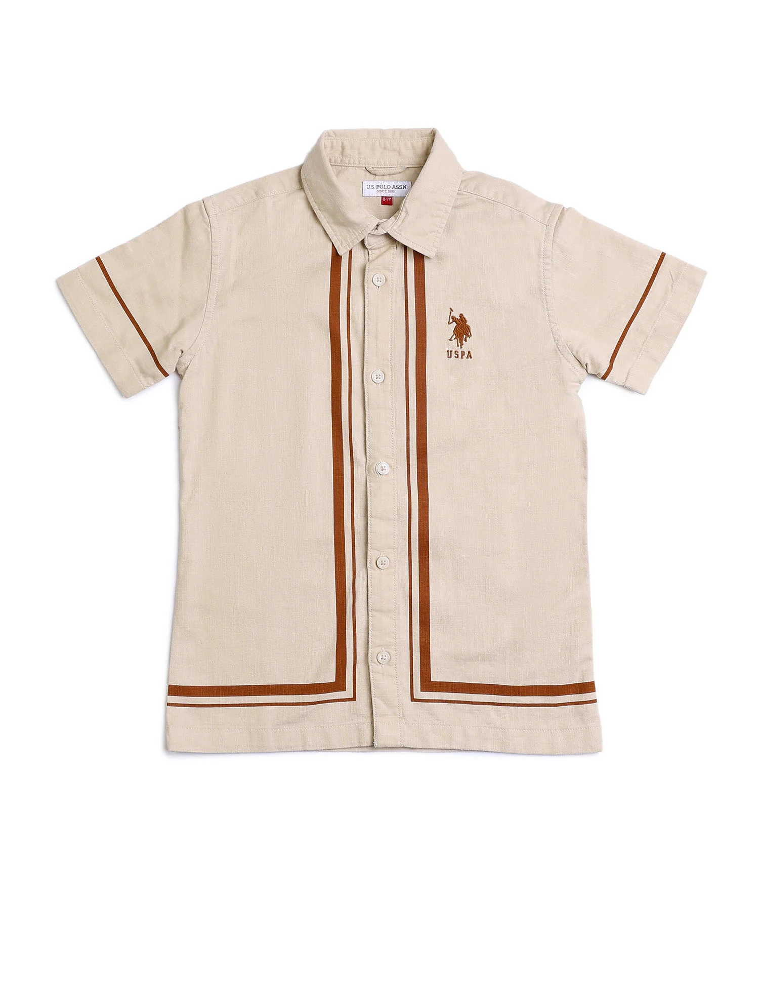 Boys Solid Boxy Fit Shirt - Image 6