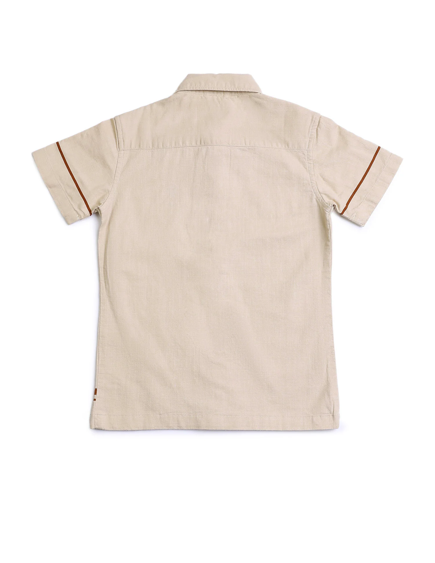 Boys Solid Boxy Fit Shirt - Image 7