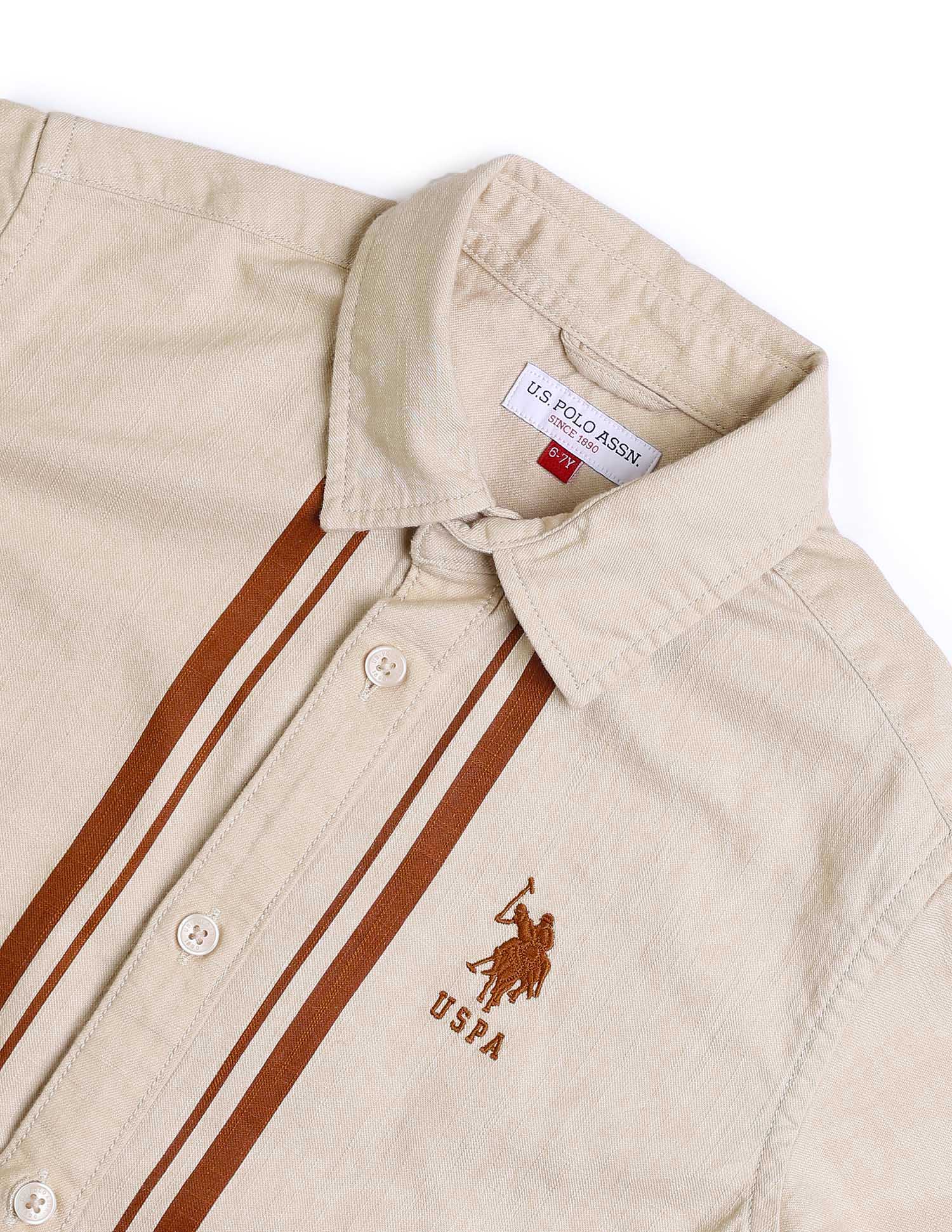 Boys Solid Boxy Fit Shirt - Image 8