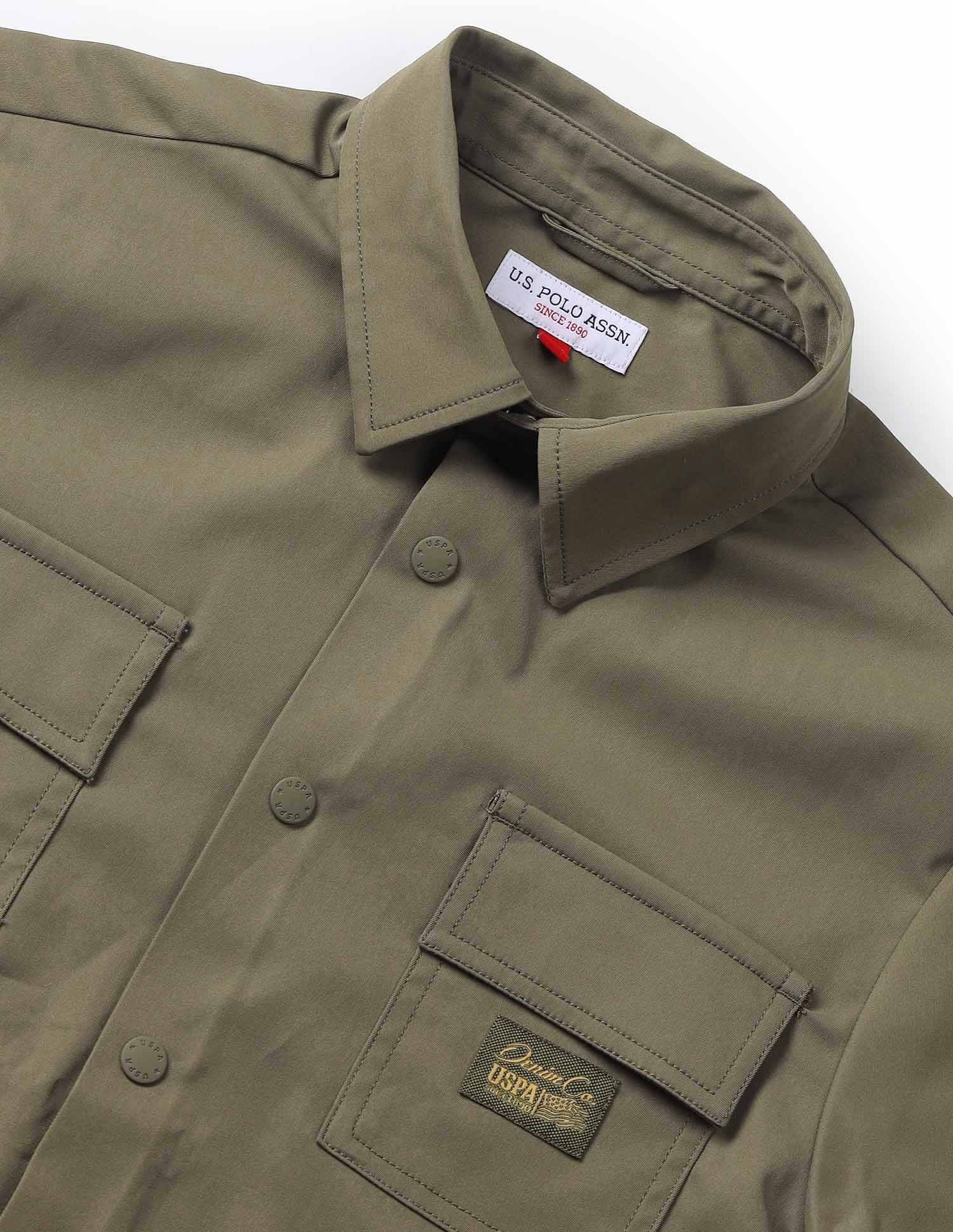UKSHT1515 OLIVE Boys Shirt - Image 8