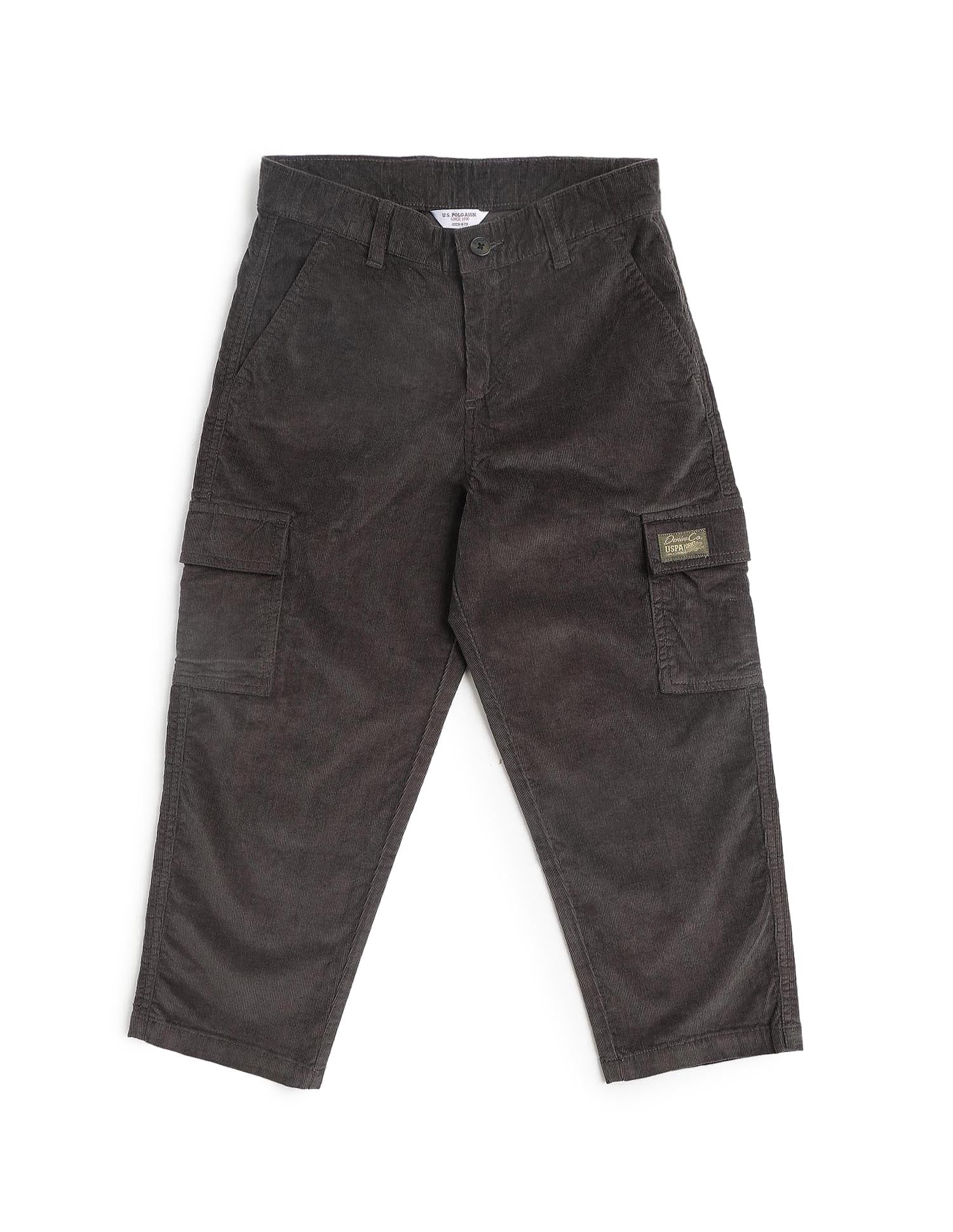 Boys Solid Corduroy Cargo - Image 9