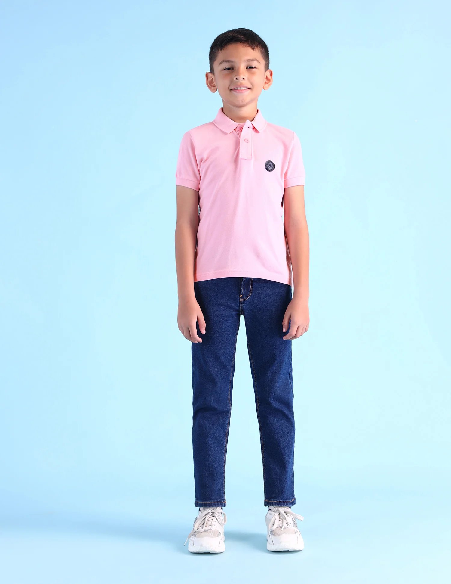 Boys Solid Cotton T-Shirt - Image 4