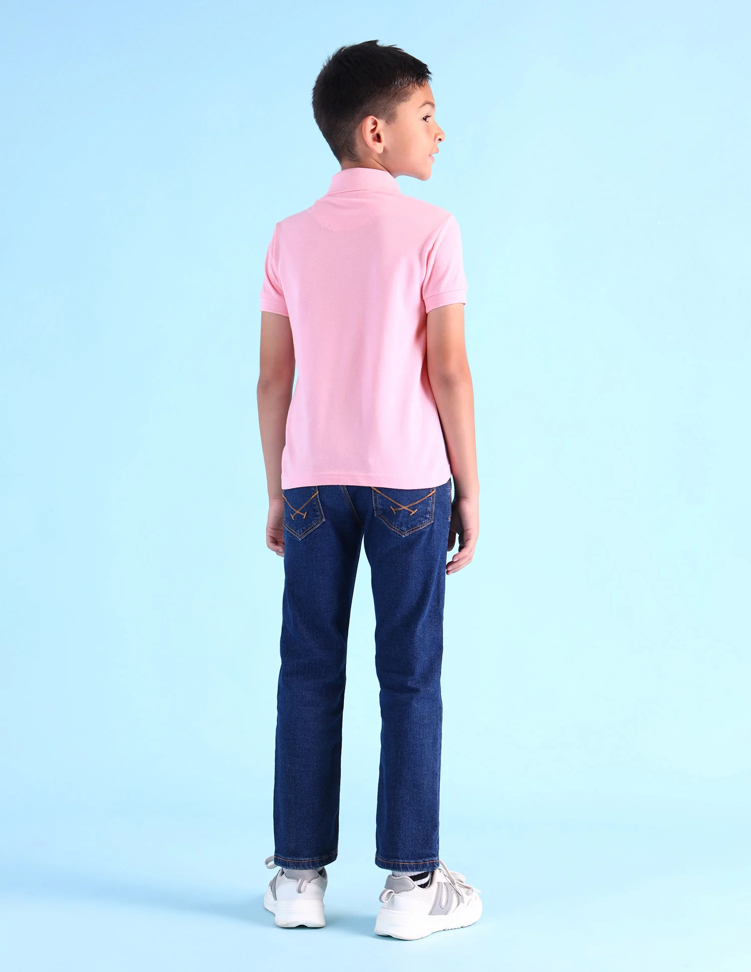 Boys Solid Cotton T-Shirt - Image 5