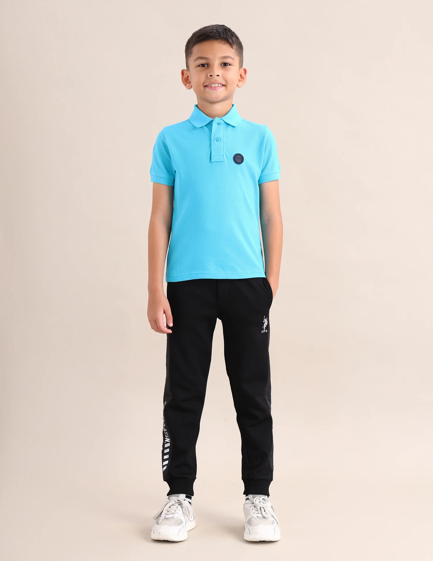 Boys Solid Cotton T-Shirt - Image 3