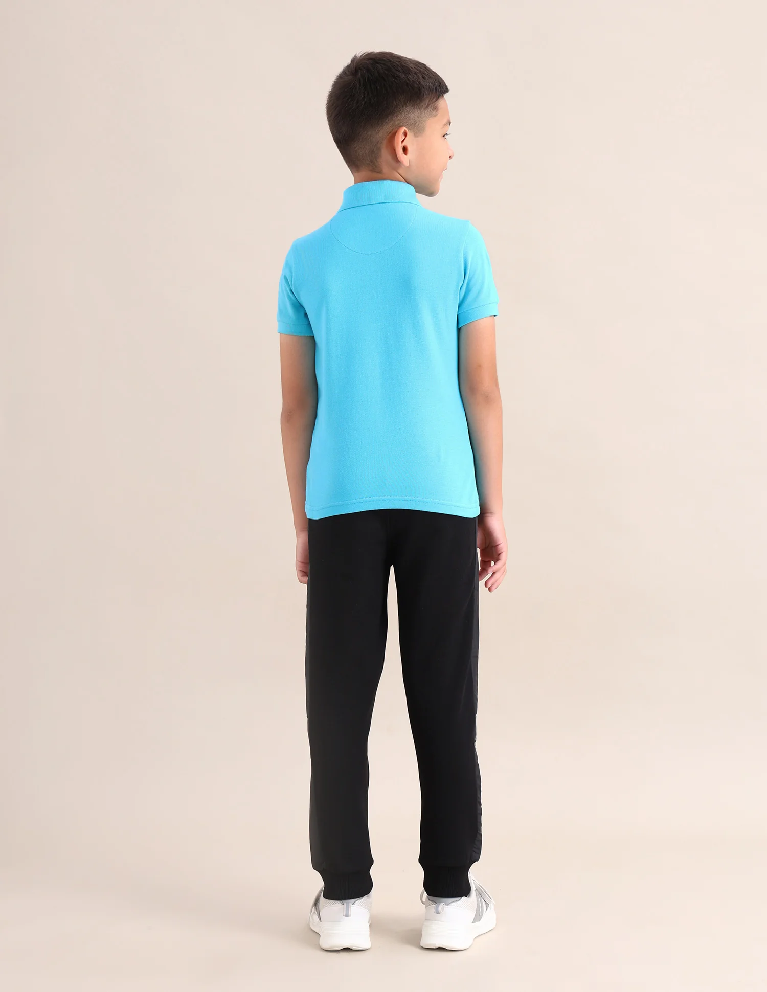 Boys Solid Cotton T-Shirt - Image 4