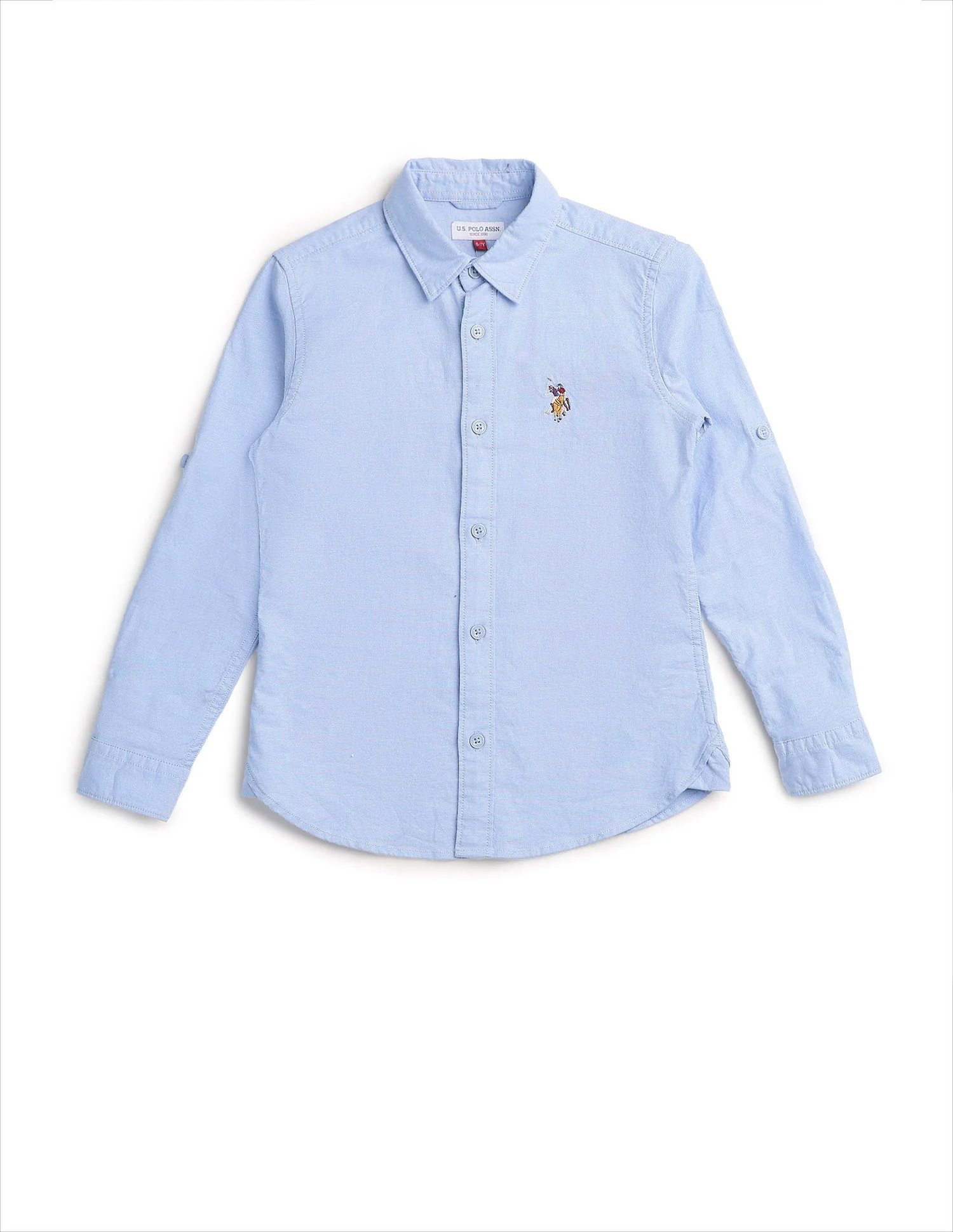 Boys Solid Oxford Shirt - Image 7