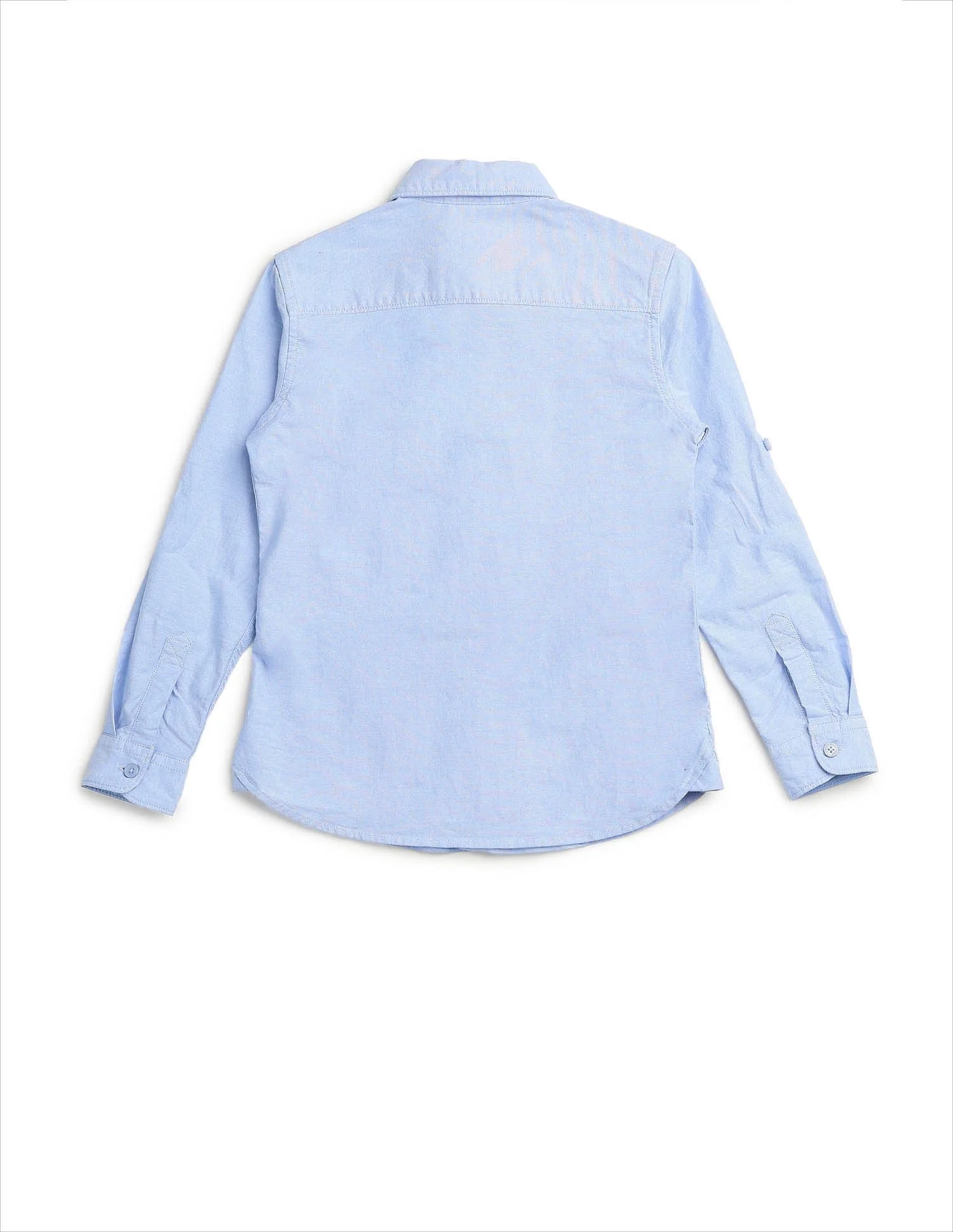 Boys Solid Oxford Shirt - Image 8