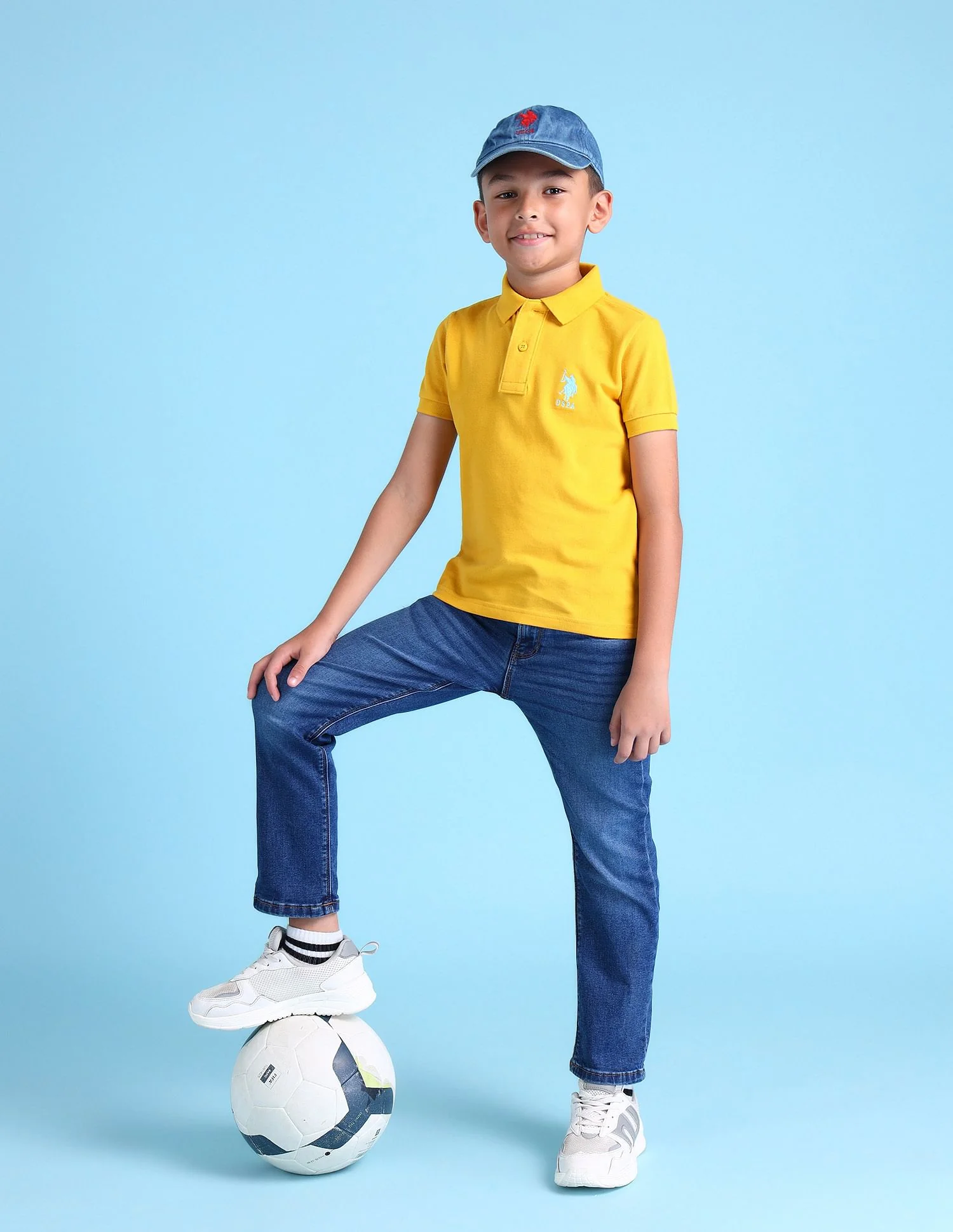 Boys Solid Polo Shirt