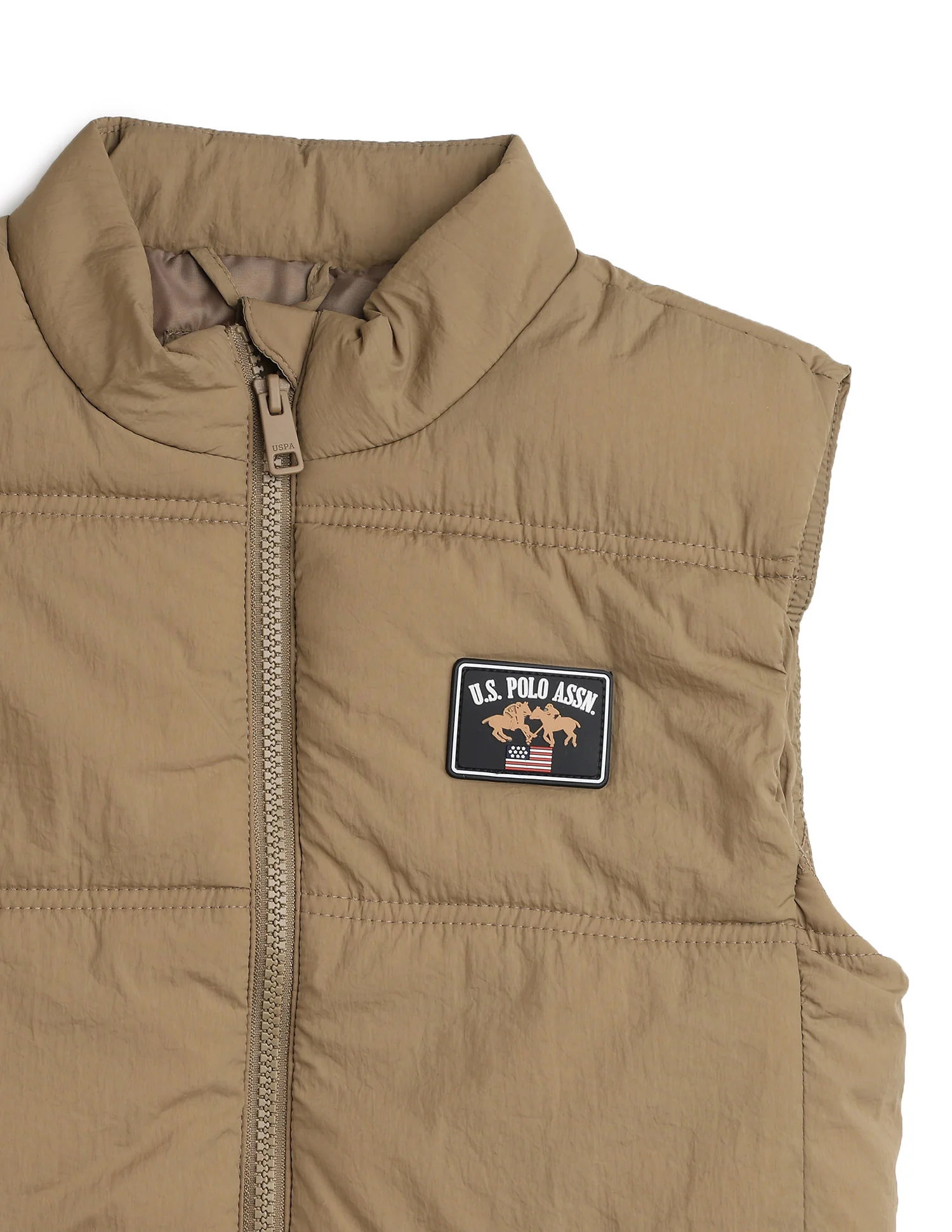 Boys Solid Puffer Jacket - Image 2
