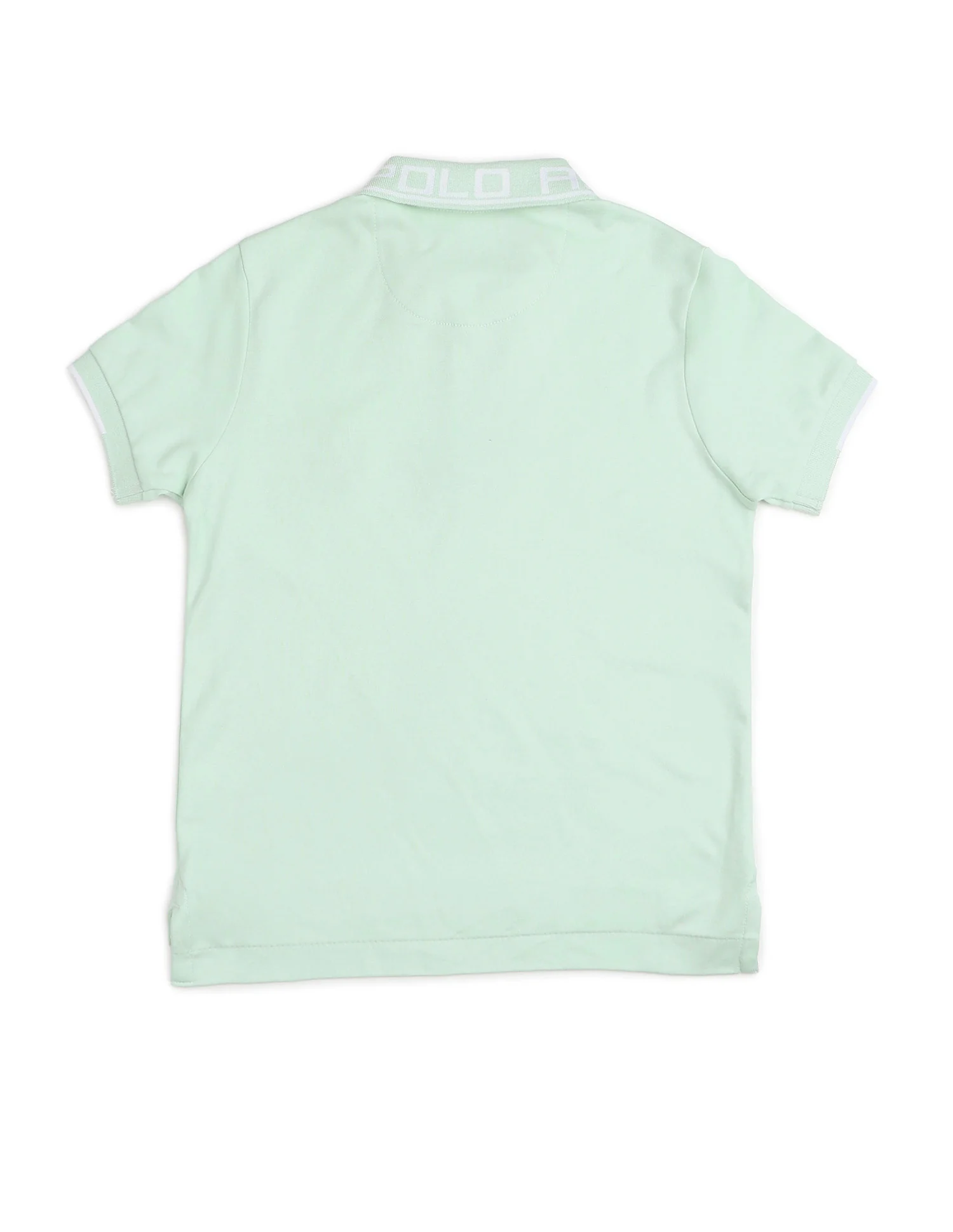 Boys Solid Pure Cotton Polo Shirt - Image 8
