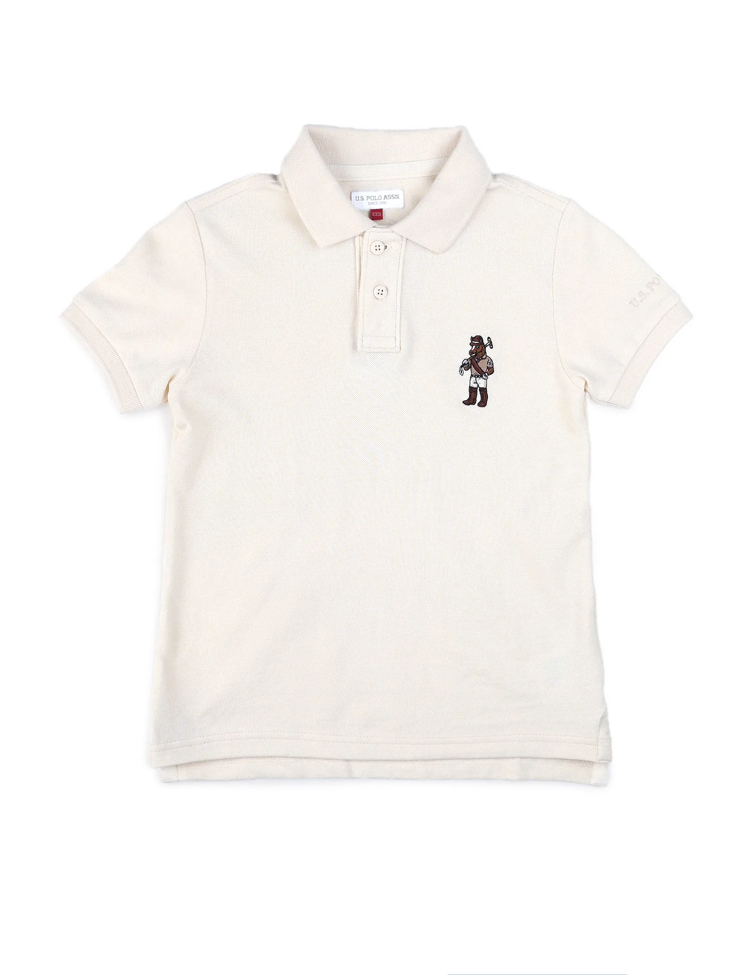 Boys Solid Pure Cotton Polo Shirt - Image 7
