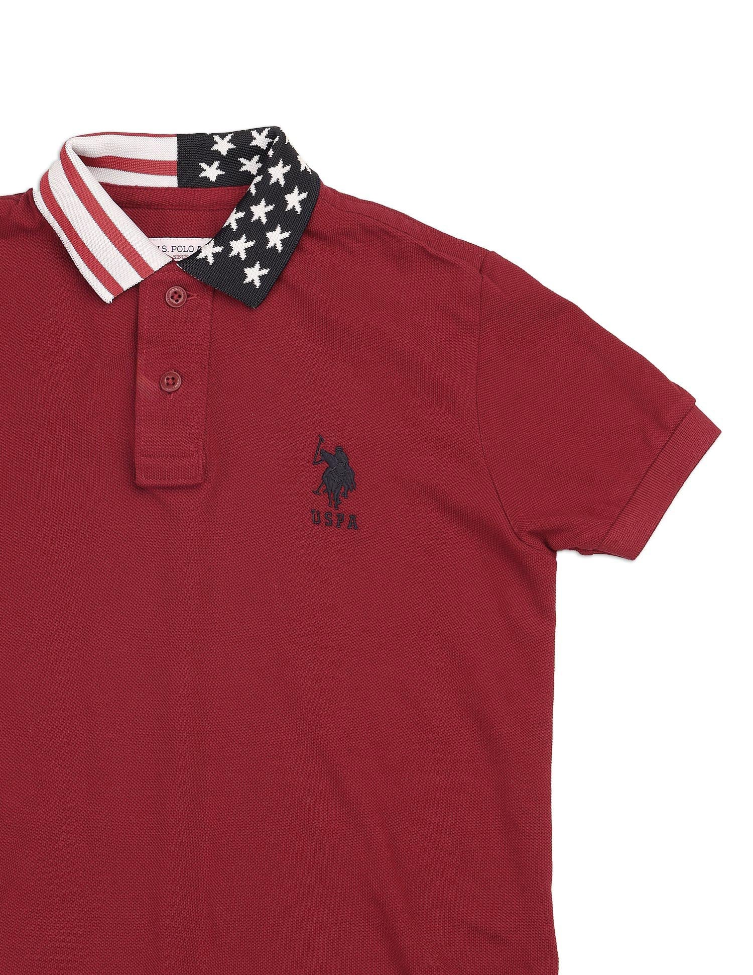 Boys Solid Pure Cotton Polo Shirt - Image 10