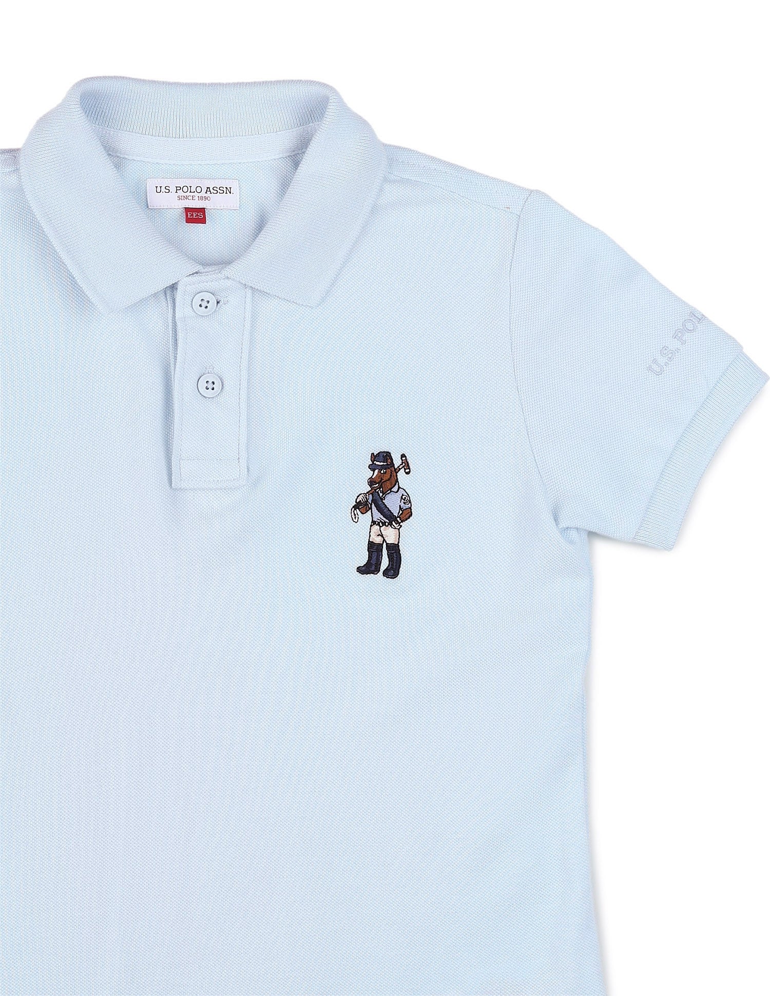 Boys Solid Pure Cotton Polo Shirt - Image 10