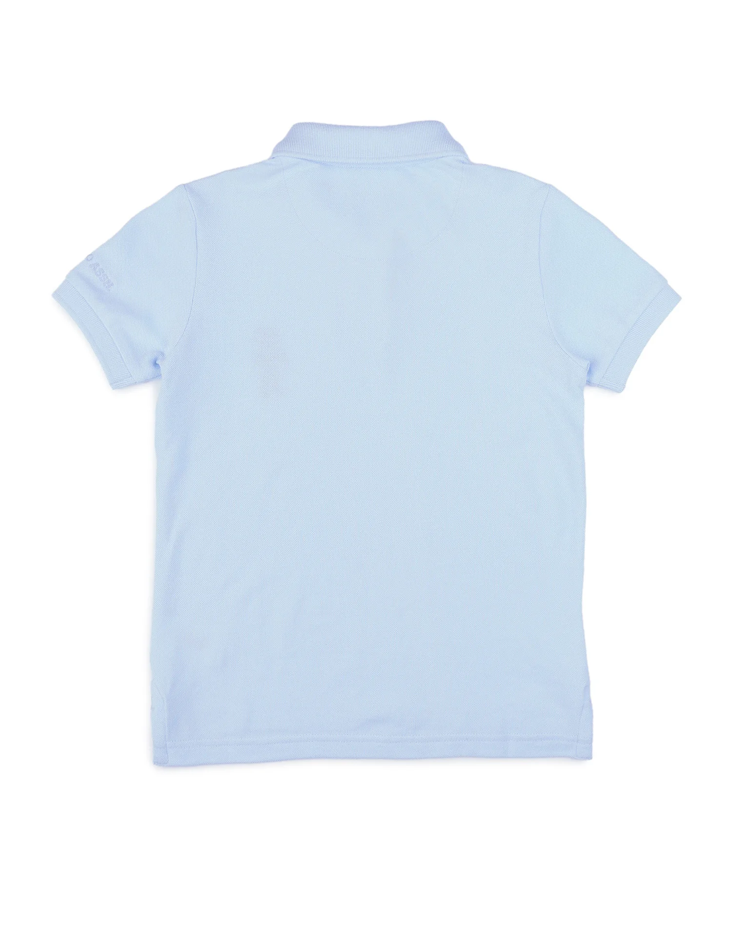Boys Solid Pure Cotton Polo Shirt - Image 9