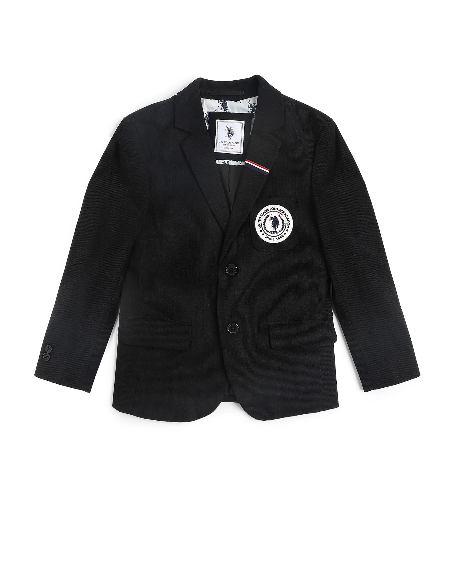Boys Solid Regular Fit Blazer - Image 11