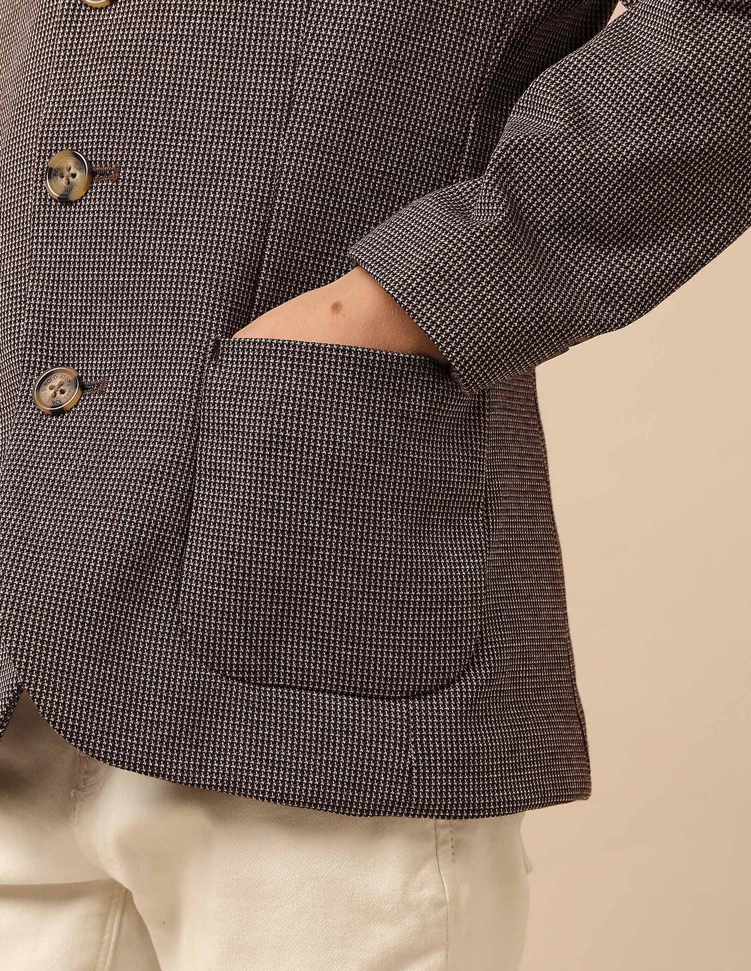 Boys Solid Regular Fit Blazer - Image 9