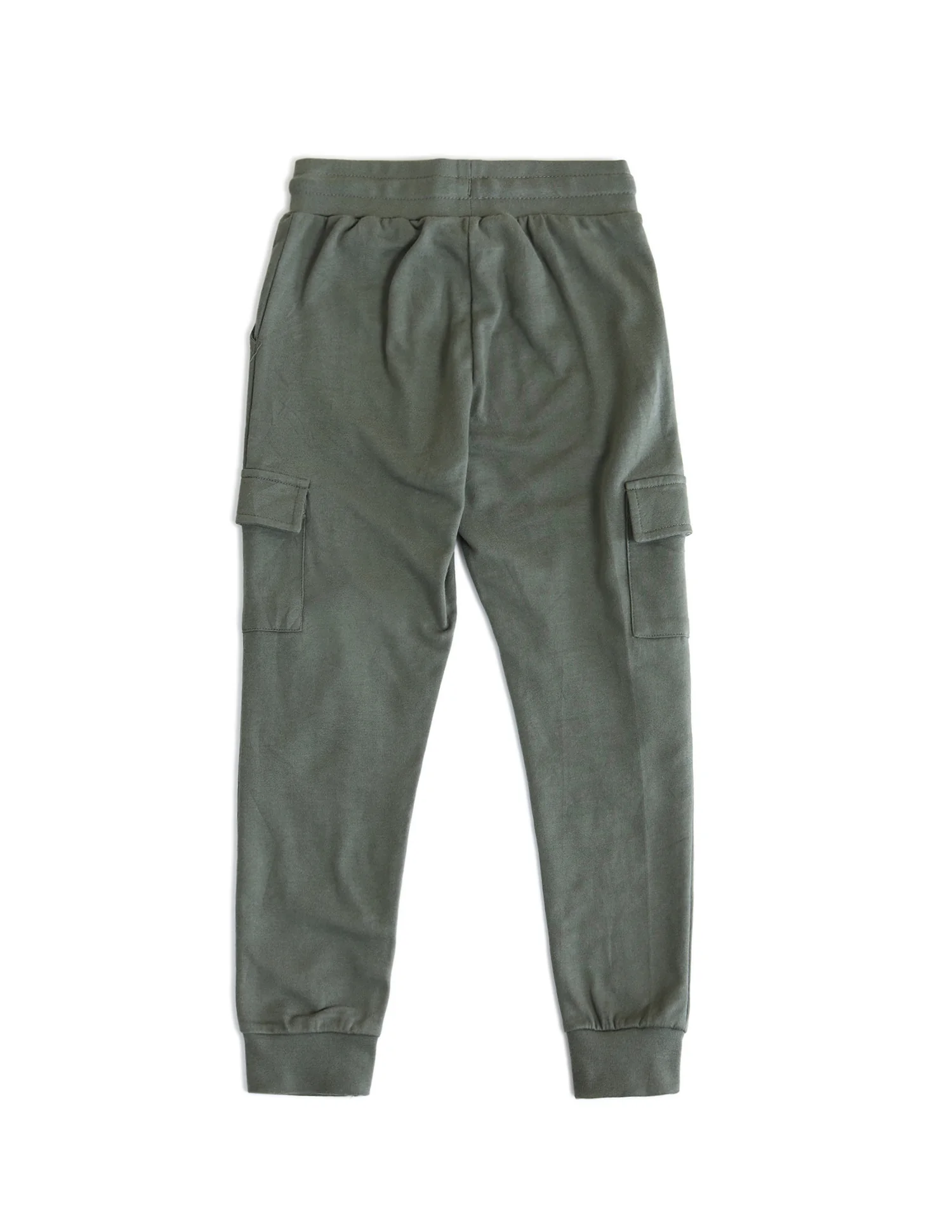 Boys Solid Regular Fit Joggers - Image 6