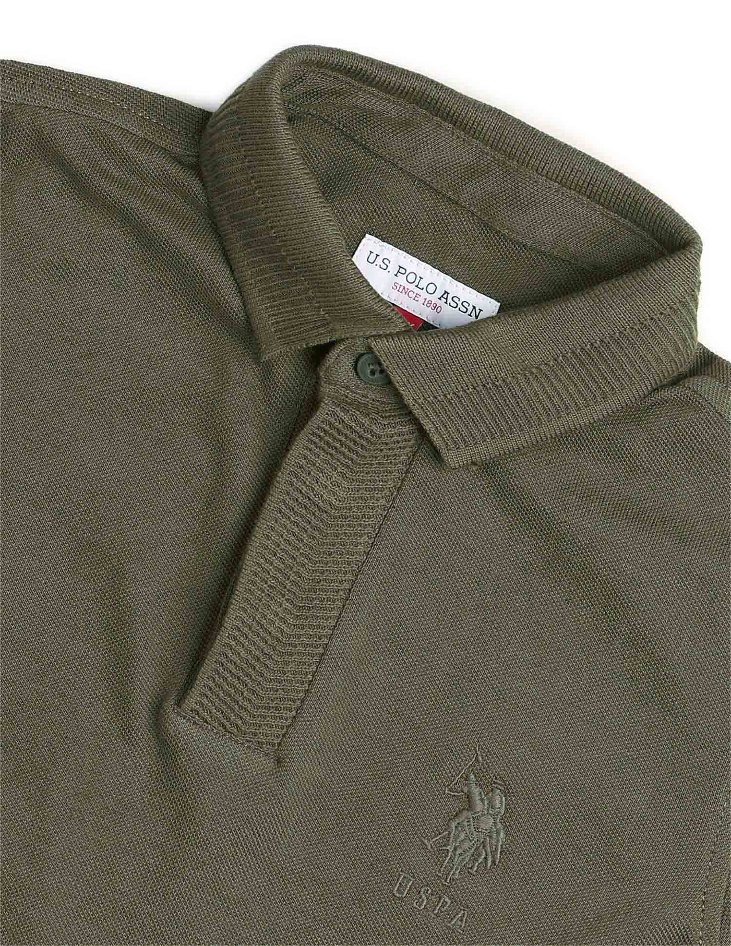 Boys Solid Regular Fit Polo Shirt - Image 8