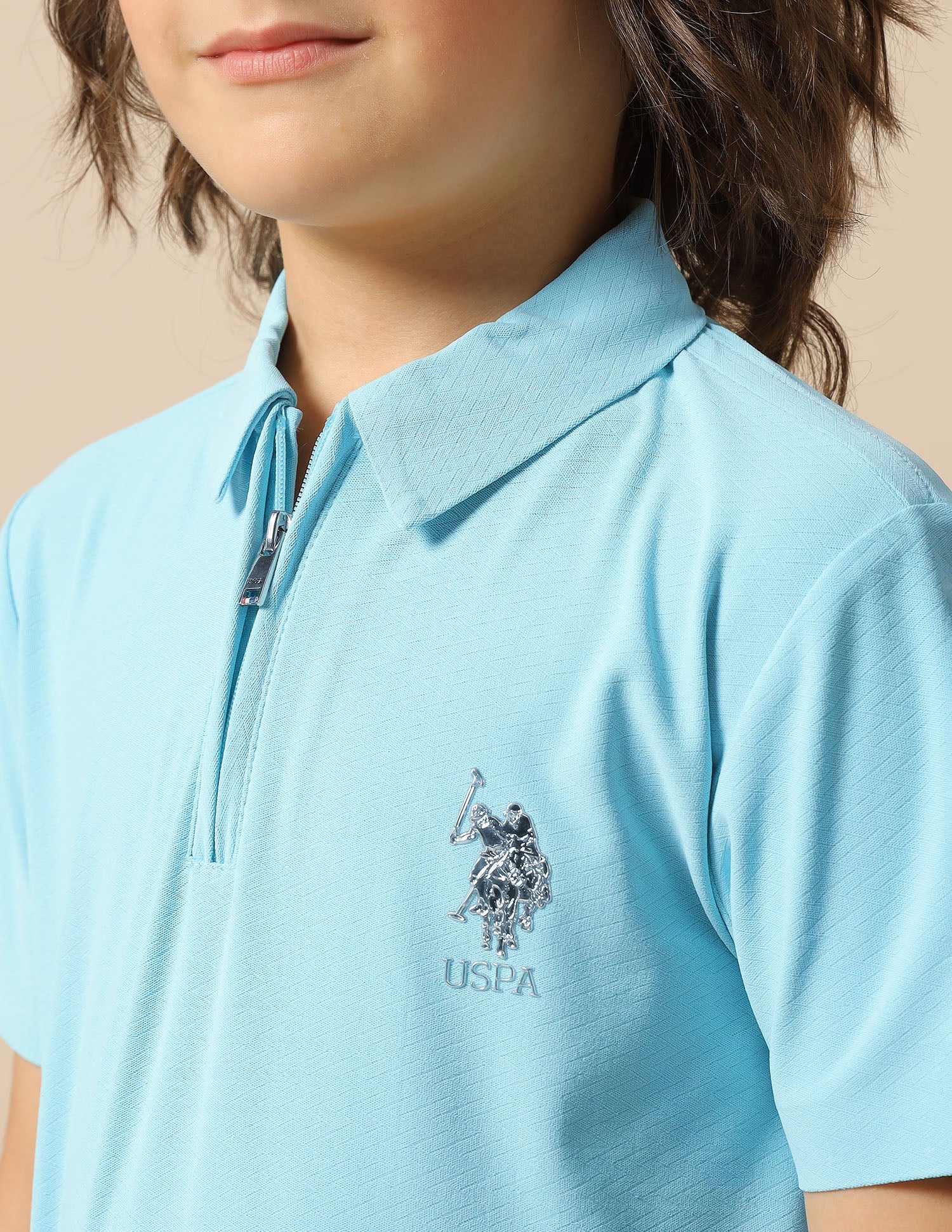 Boys Solid Regular Fit Polo Shirt - Image 6