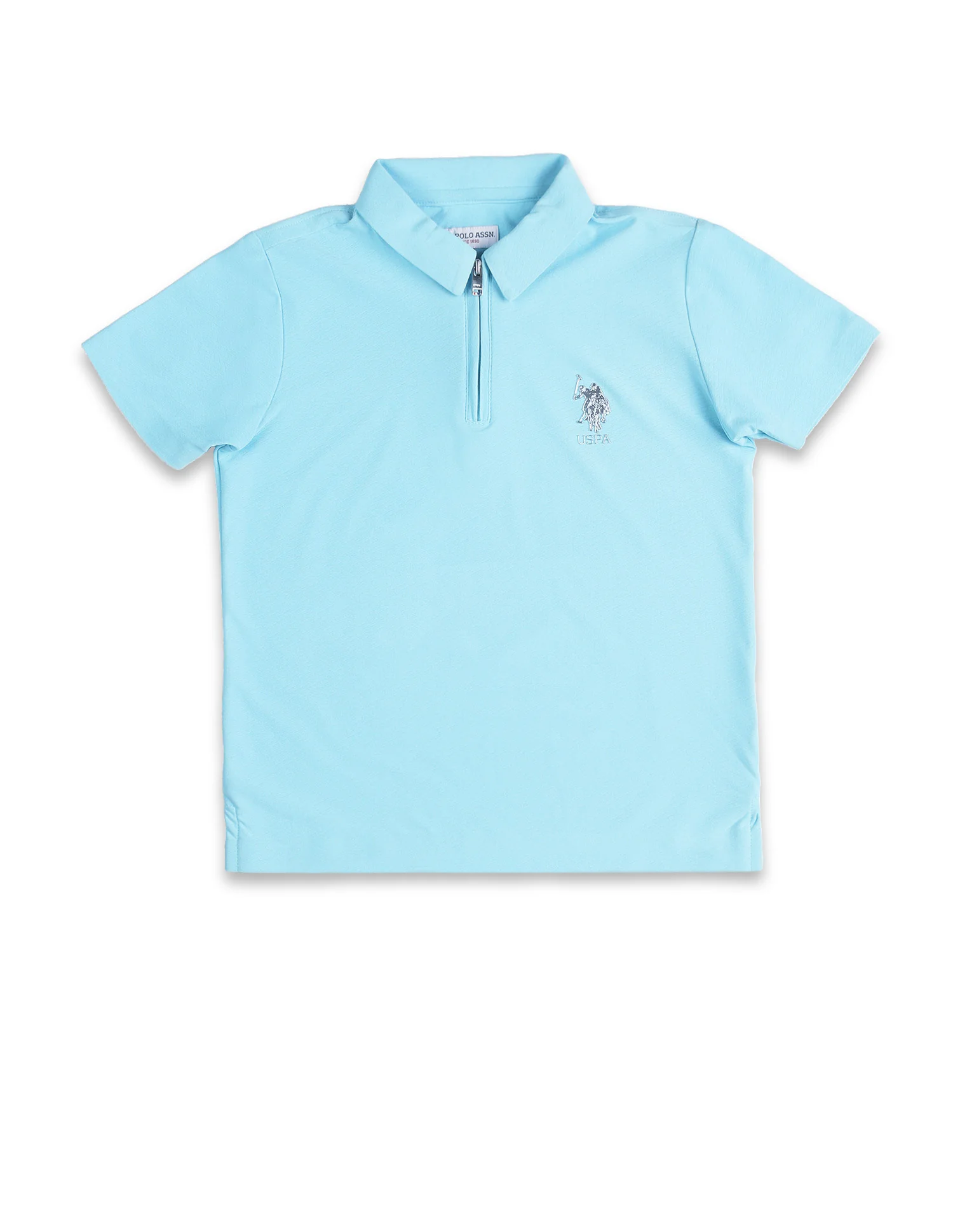 Boys Solid Regular Fit Polo Shirt - Image 7