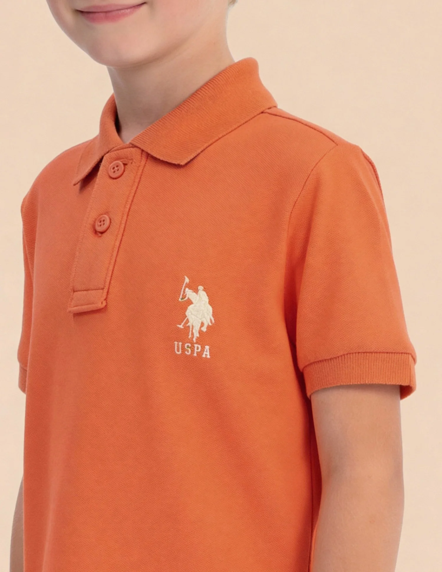 Boys Solid Regular Fit Polo Shirt - Image 6