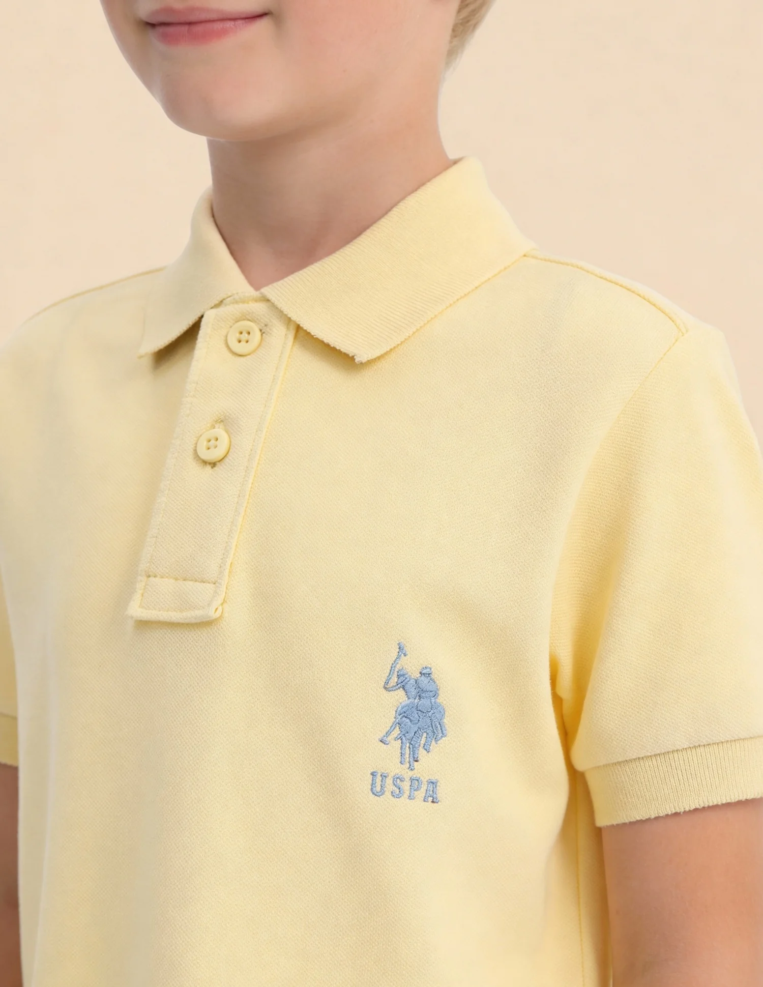 Boys Solid Regular Fit Polo Shirt - Image 6
