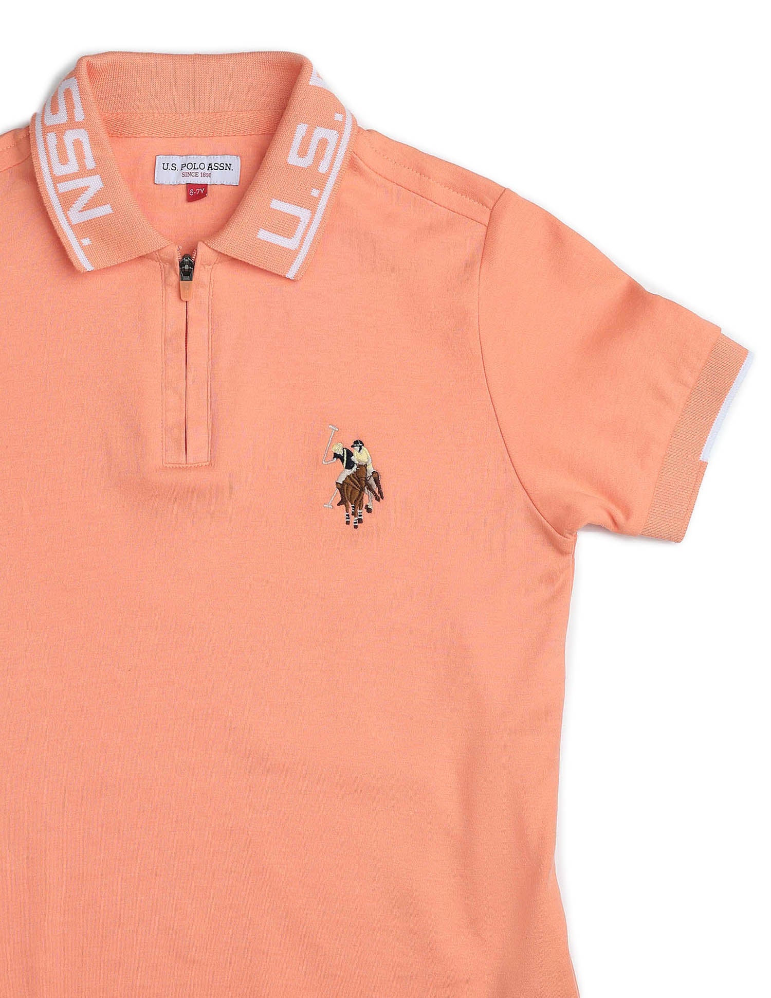 Boys Solid Regular Fit Polo Shirt - Image 9