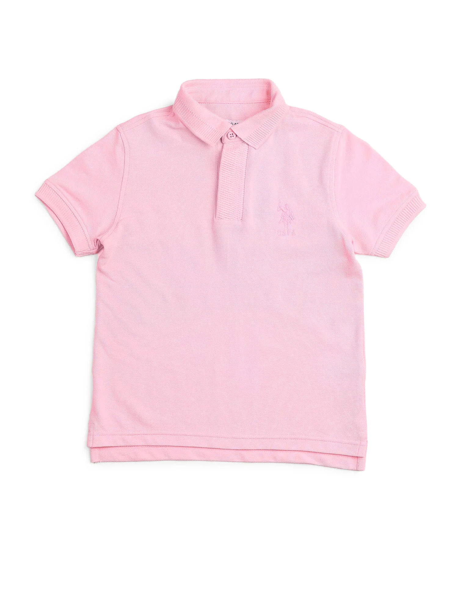 Boys Solid Regular Fit Polo Shirt - Image 6
