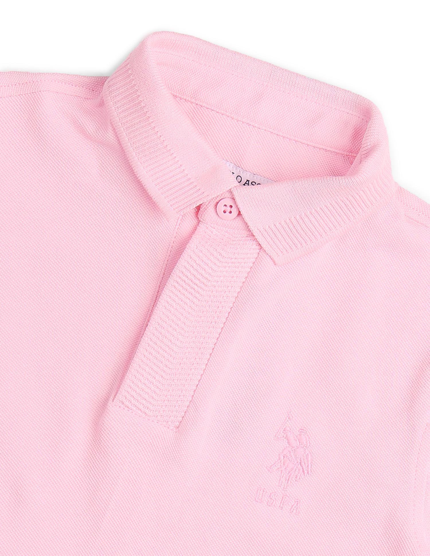 Boys Solid Regular Fit Polo Shirt - Image 8