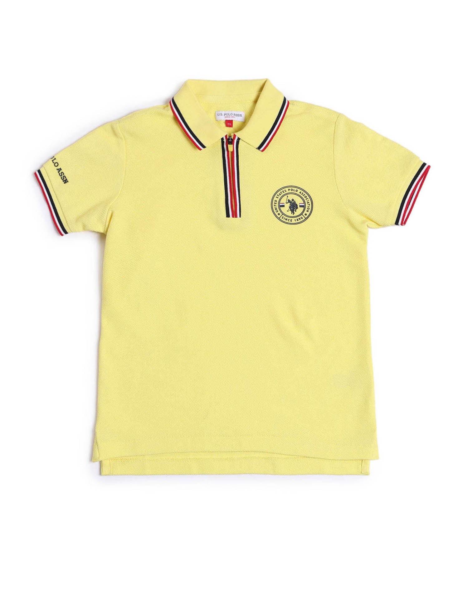 Boys Solid Regular Fit Polo Shirt - Image 5