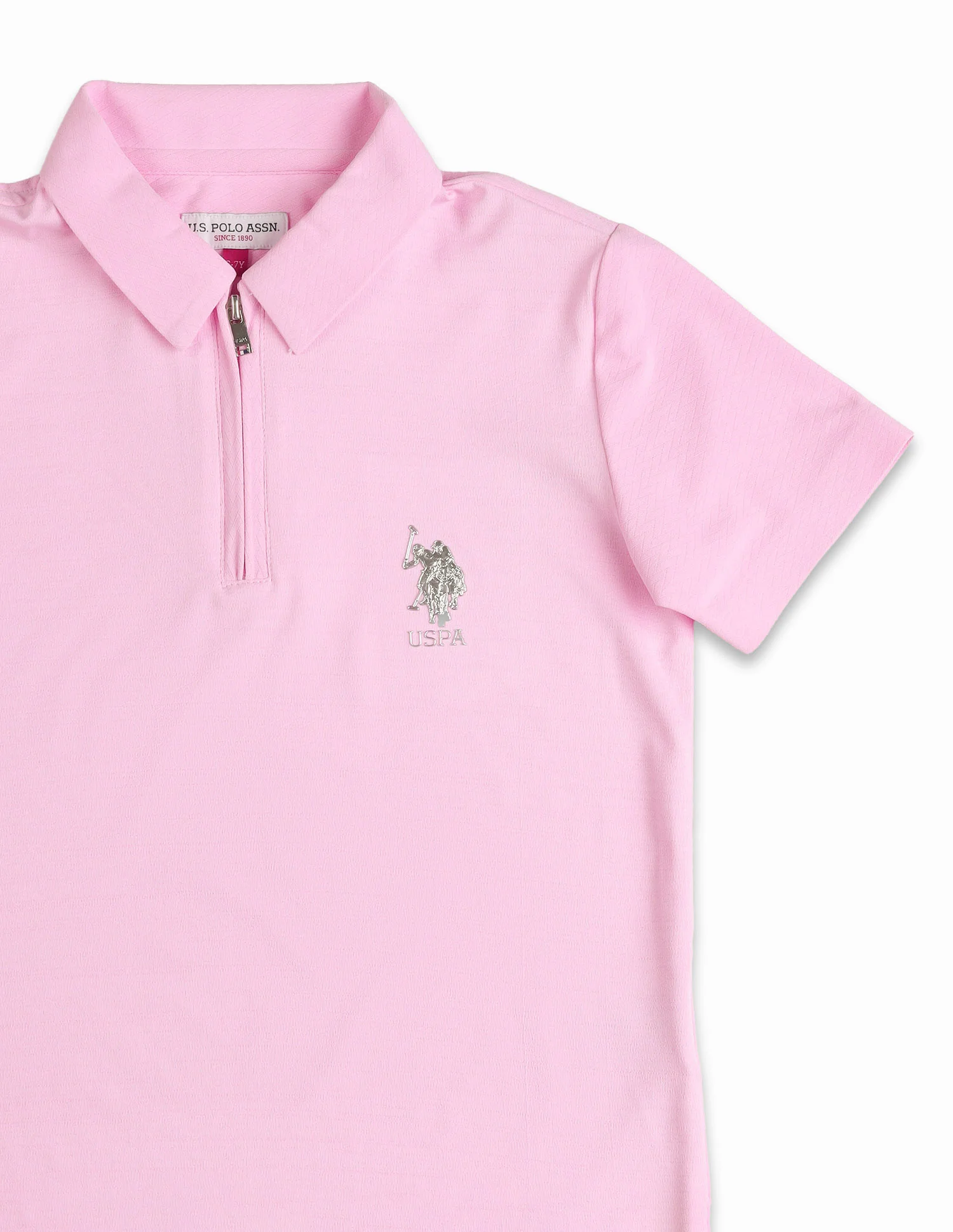 Boys Solid Regular Fit Polo Shirt - Image 9