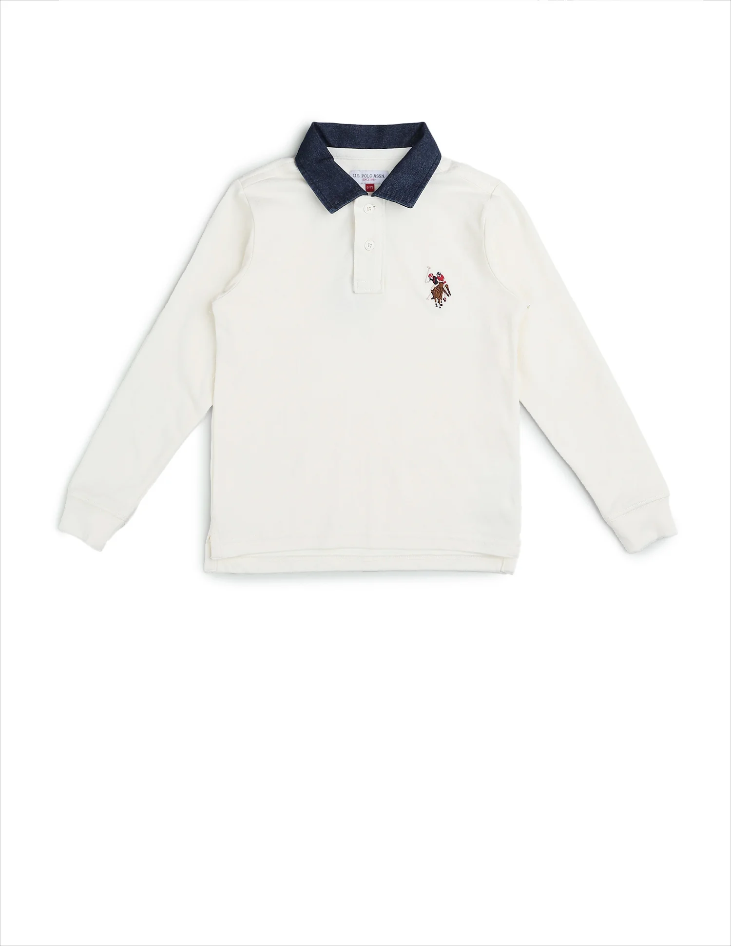 Boys Solid Regular Fit Polo Shirt - Image 7