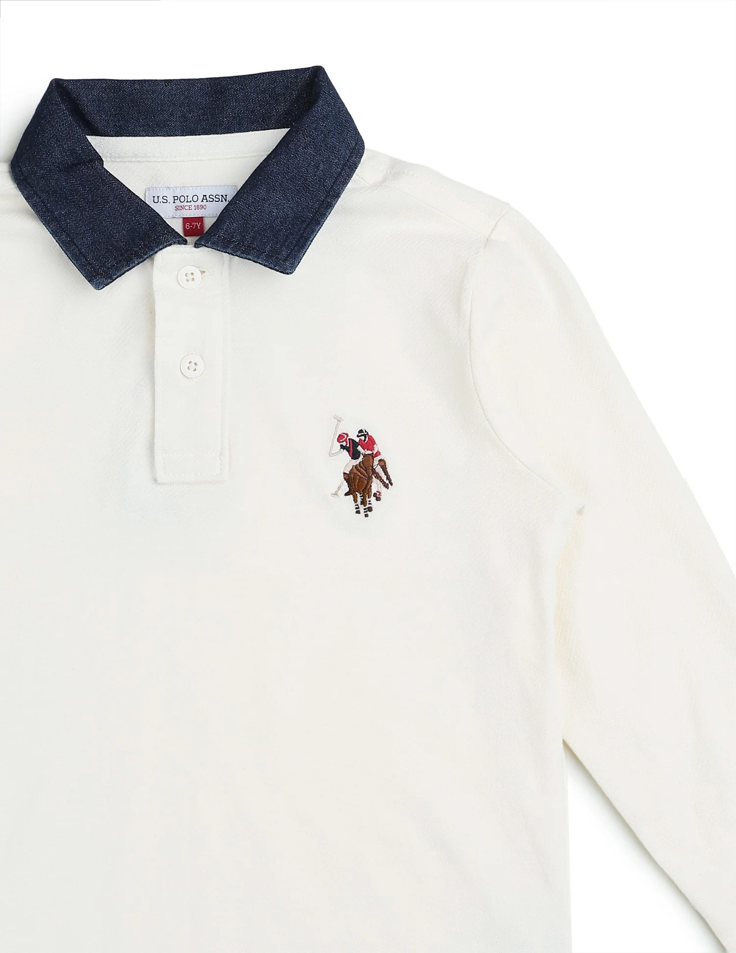 Boys Solid Regular Fit Polo Shirt - Image 9
