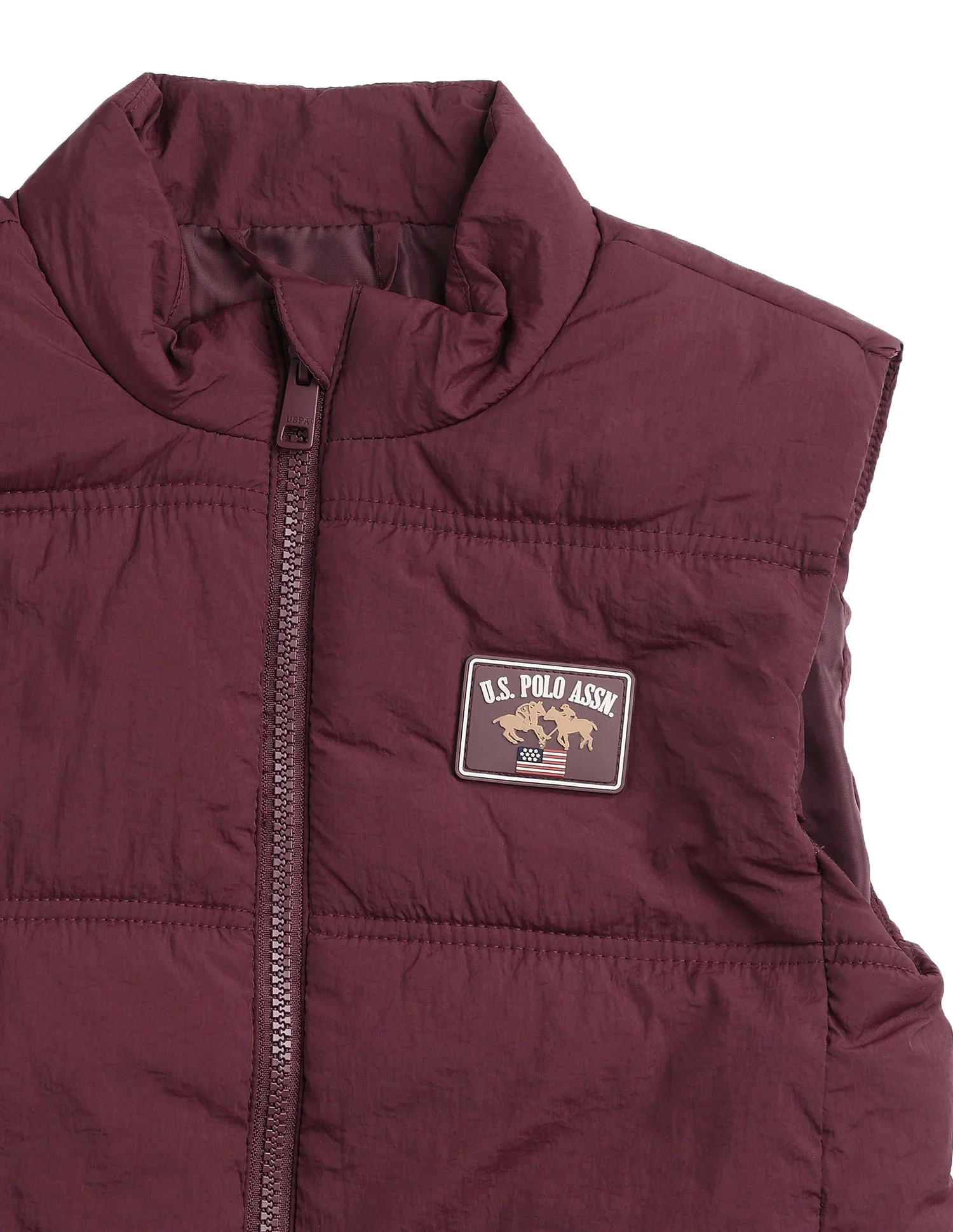 Boys Solid Regular Fit Puffer Jacket - Image 2