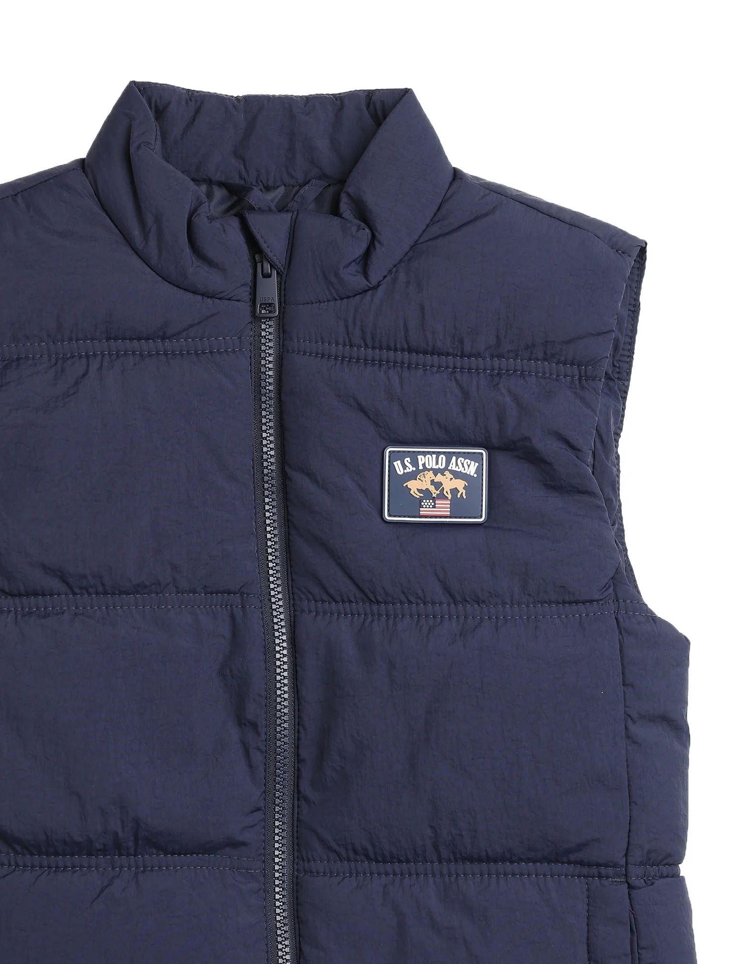 Boys Solid Regular Fit Puffer Jacket - Image 2