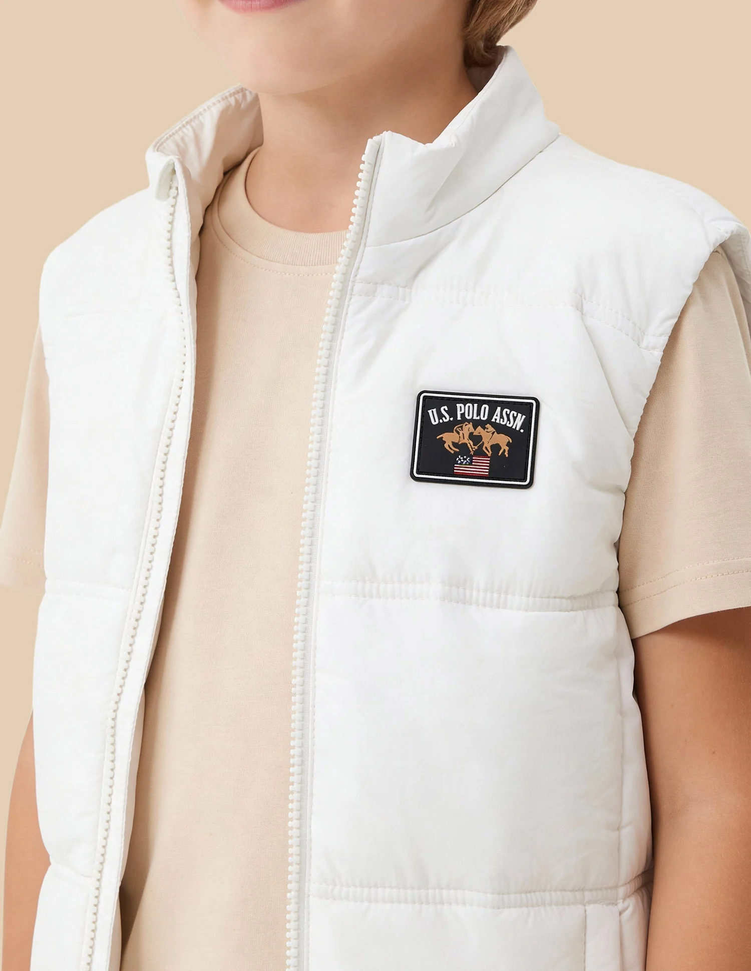 Boys Solid Regular Fit Puffer Jacket - Image 6