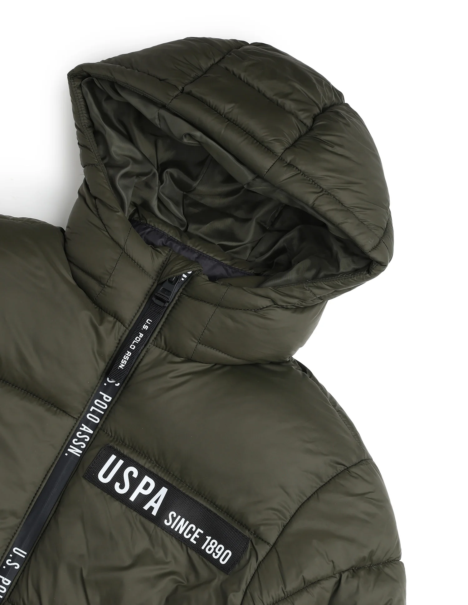 Boys Solid Regular Fit Puffer Jacket - Image 2